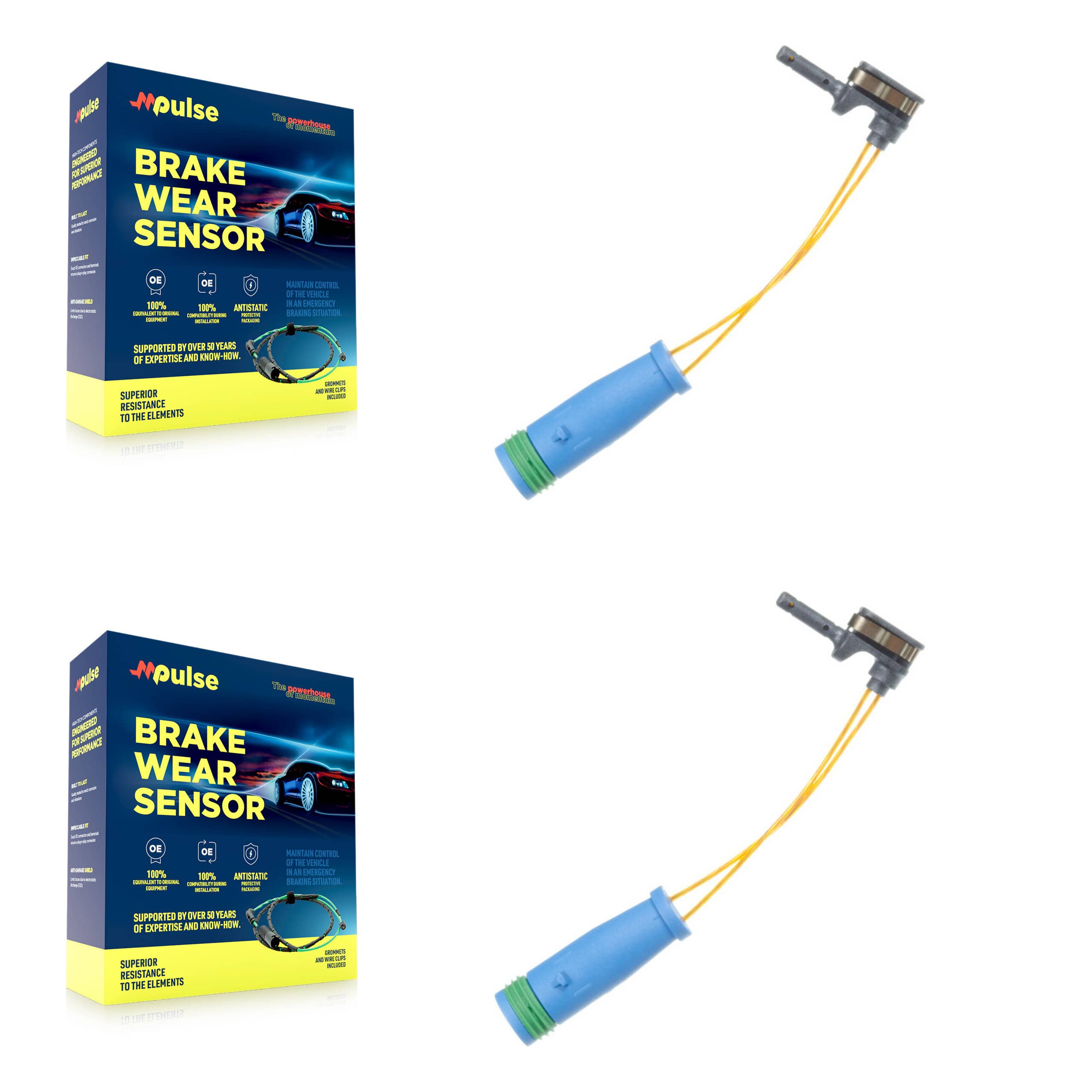 Mpulse - KSE-100064 - Front Disc Brake Pad Wear Sensor Kits