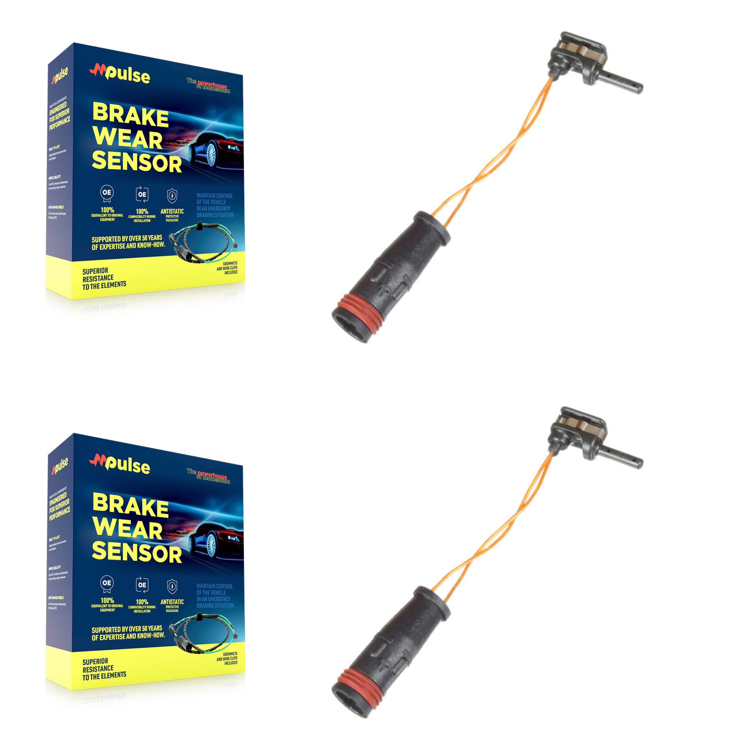 Mpulse - KSE-100065 - Front Disc Brake Pad Wear Sensor Kits