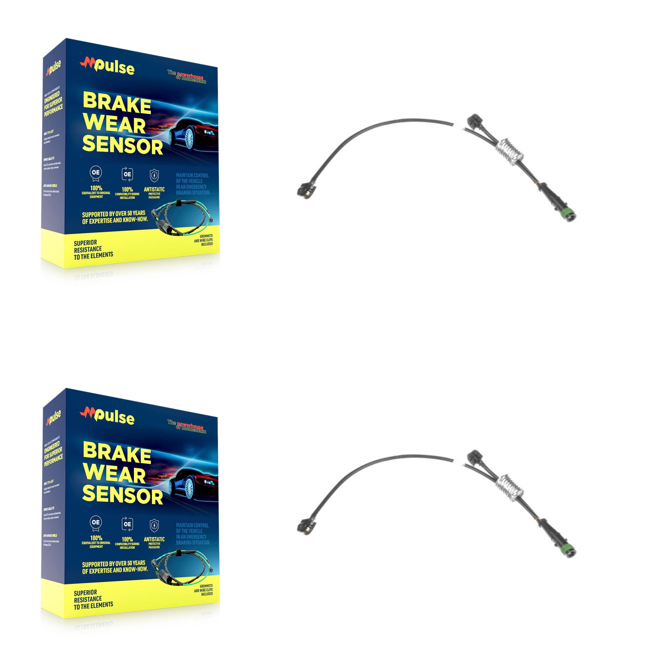 Mpulse - KSE-100066 - Front Disc Brake Pad Wear Sensor Kits