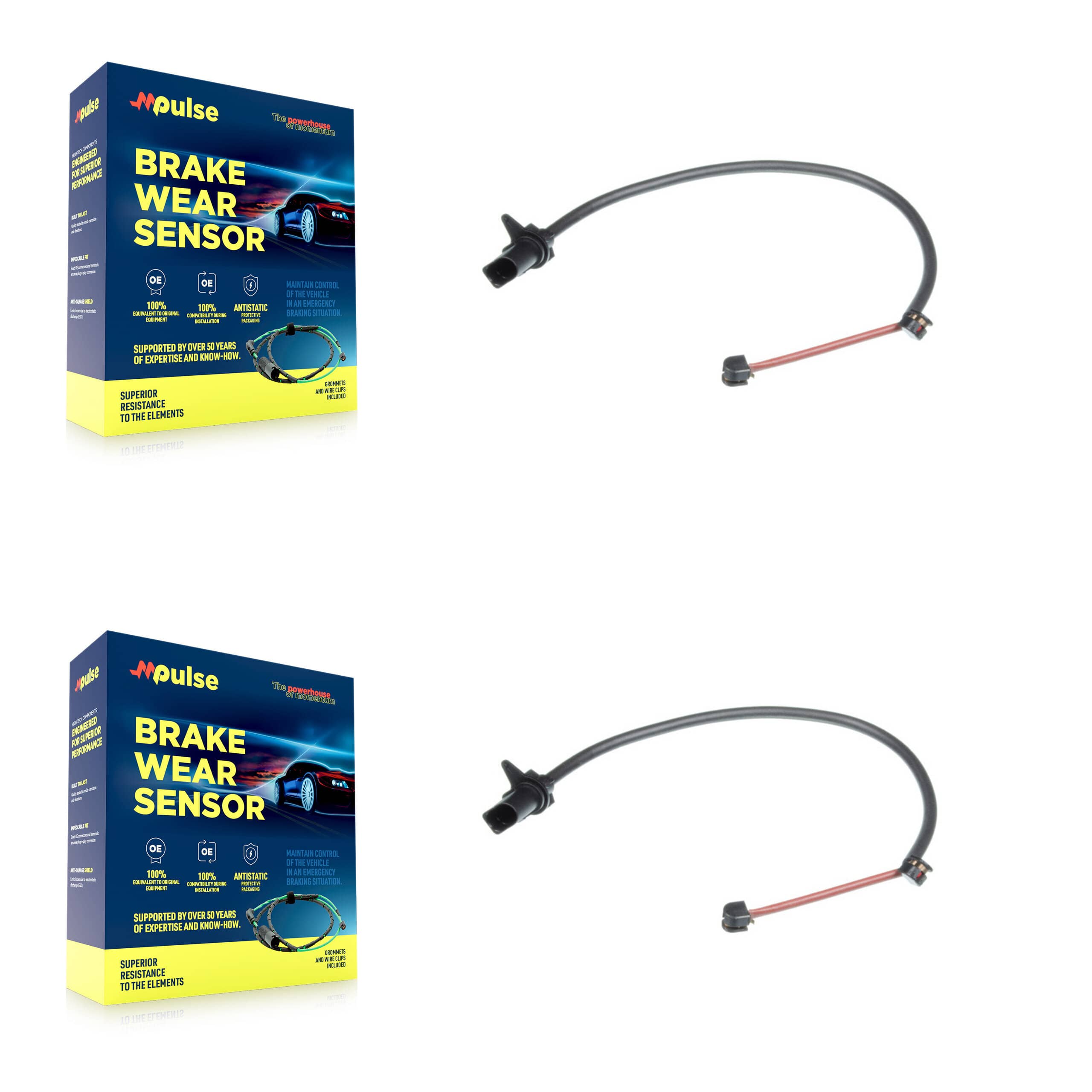 Mpulse - KSE-100068 - Front Disc Brake Pad Wear Sensor Kits