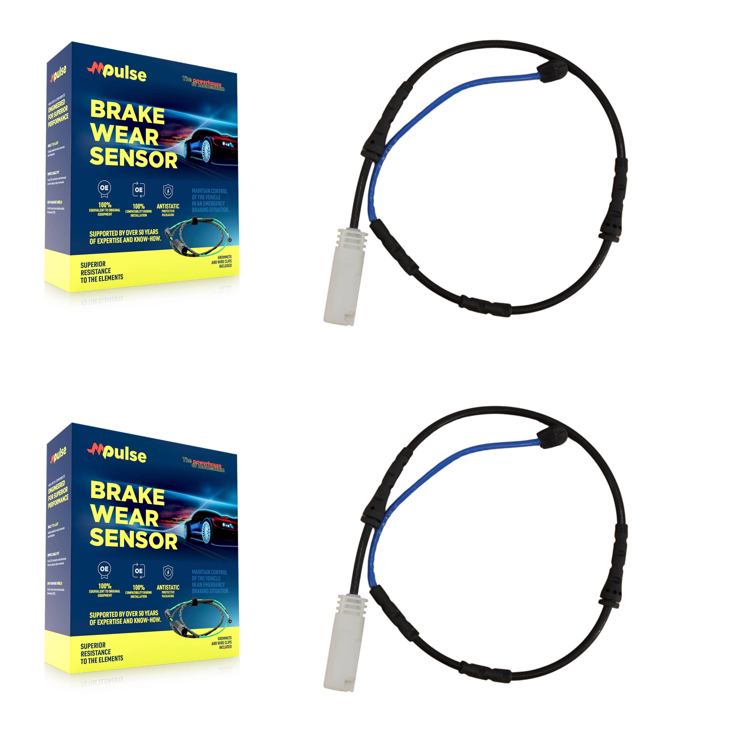 Mpulse - KSE-100072 - Front Disc Brake Pad Wear Sensor Kits