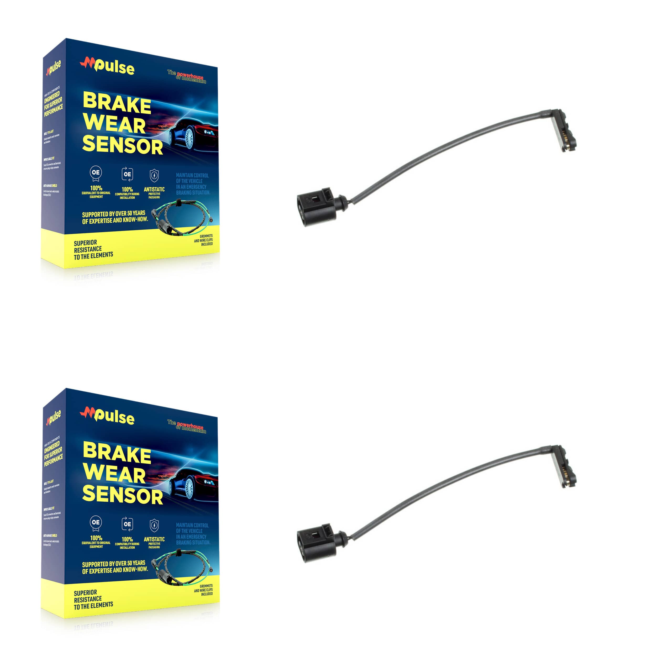 Mpulse - KSE-100075 - Front Disc Brake Pad Wear Sensor Kits
