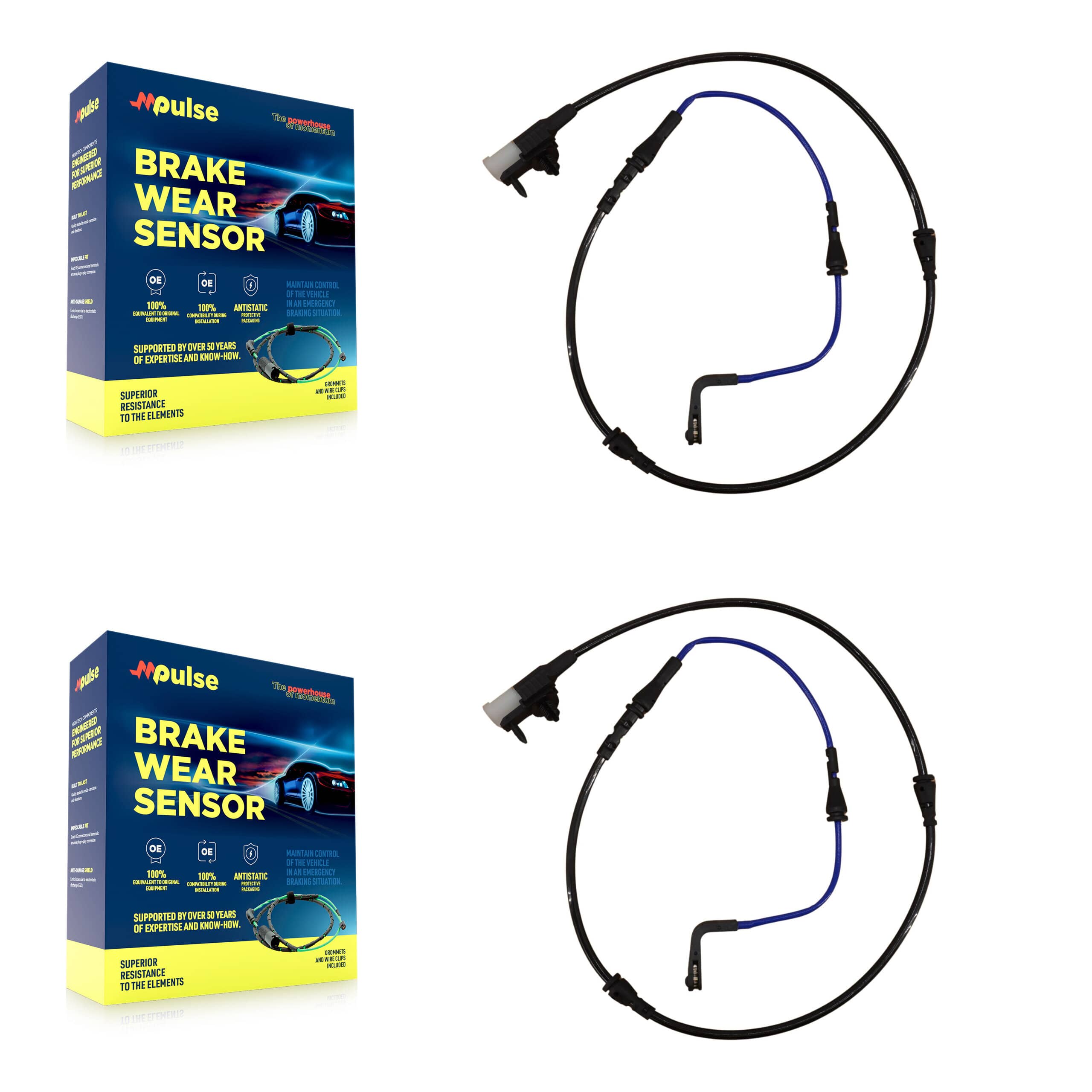Mpulse - KSE-100076 - Front Disc Brake Pad Wear Sensor Kits