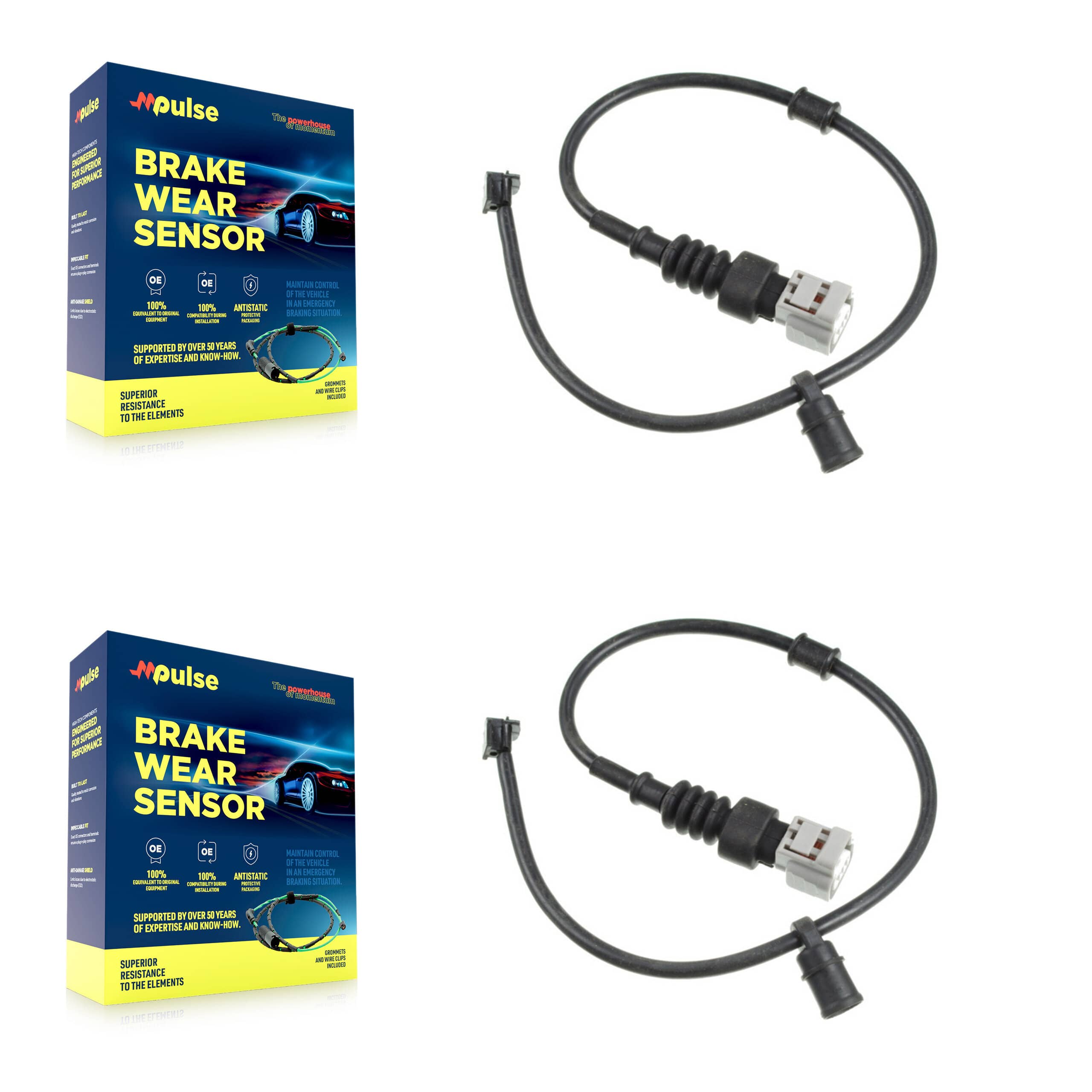 Mpulse - KSE-100086 - Front Disc Brake Pad Wear Sensor Kits