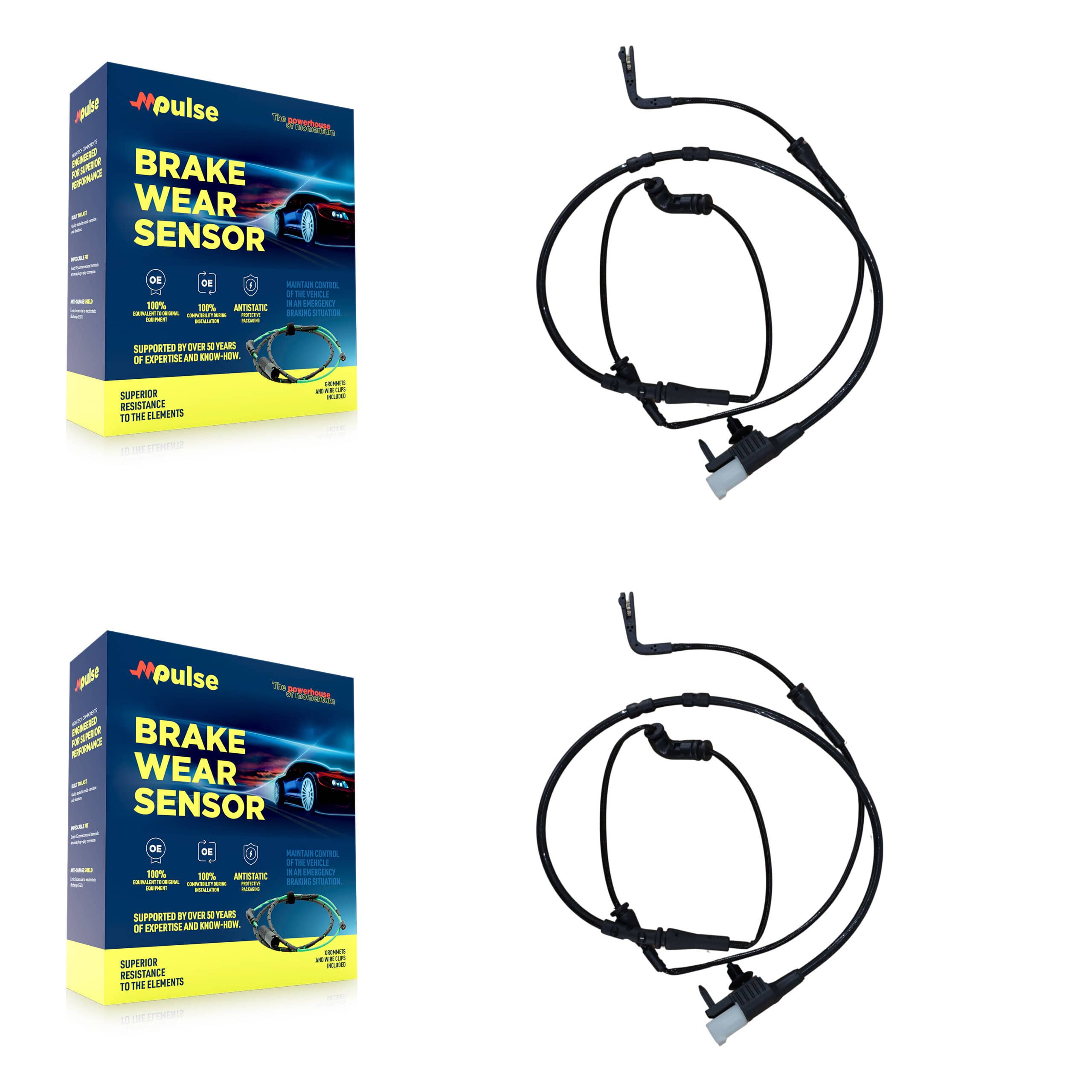 Mpulse - KSE-100095 - Front Disc Brake Pad Wear Sensor Kits