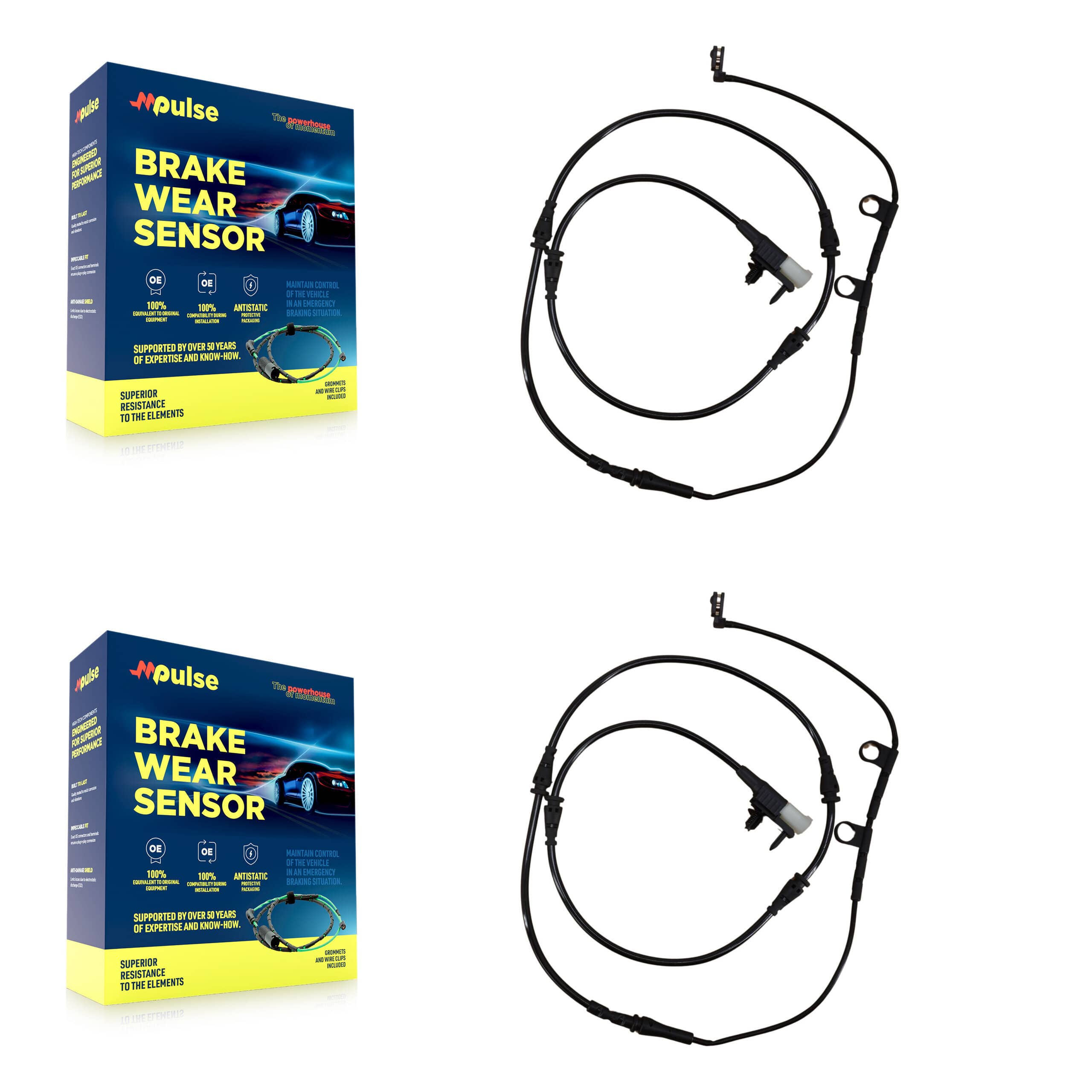 Mpulse - KSE-100096 - Front Disc Brake Pad Wear Sensor Kits