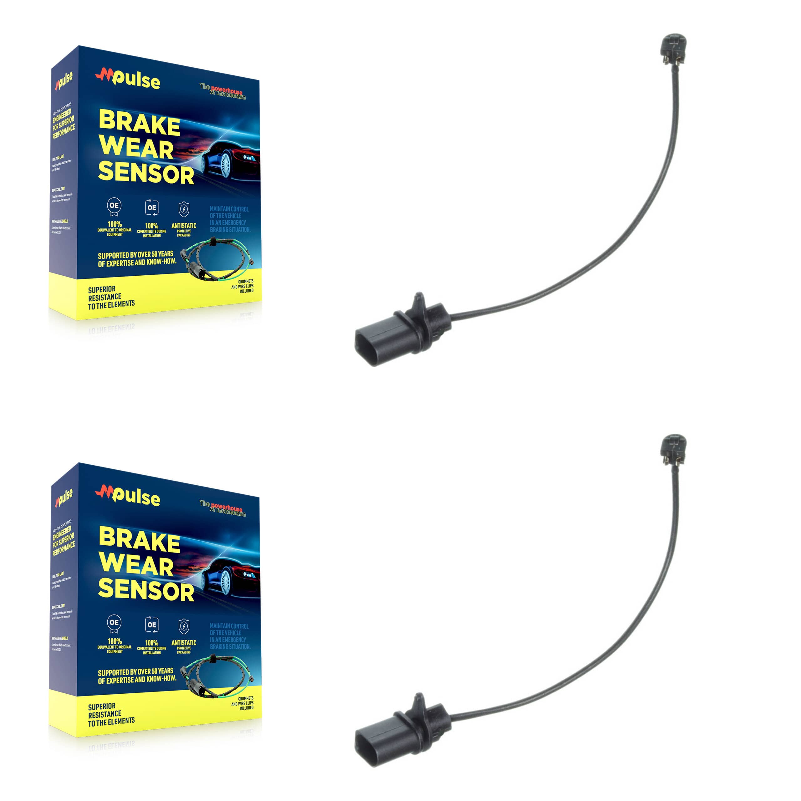 Mpulse - KSE-100101 - Front Disc Brake Pad Wear Sensor Kits