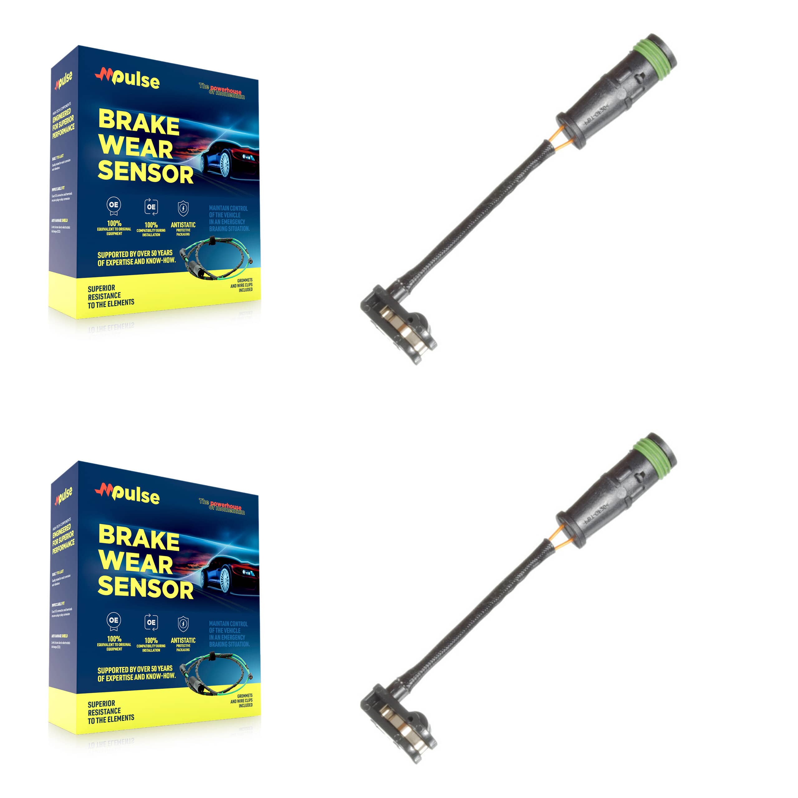 Mpulse - KSE-100102 - Front Disc Brake Pad Wear Sensor Kits