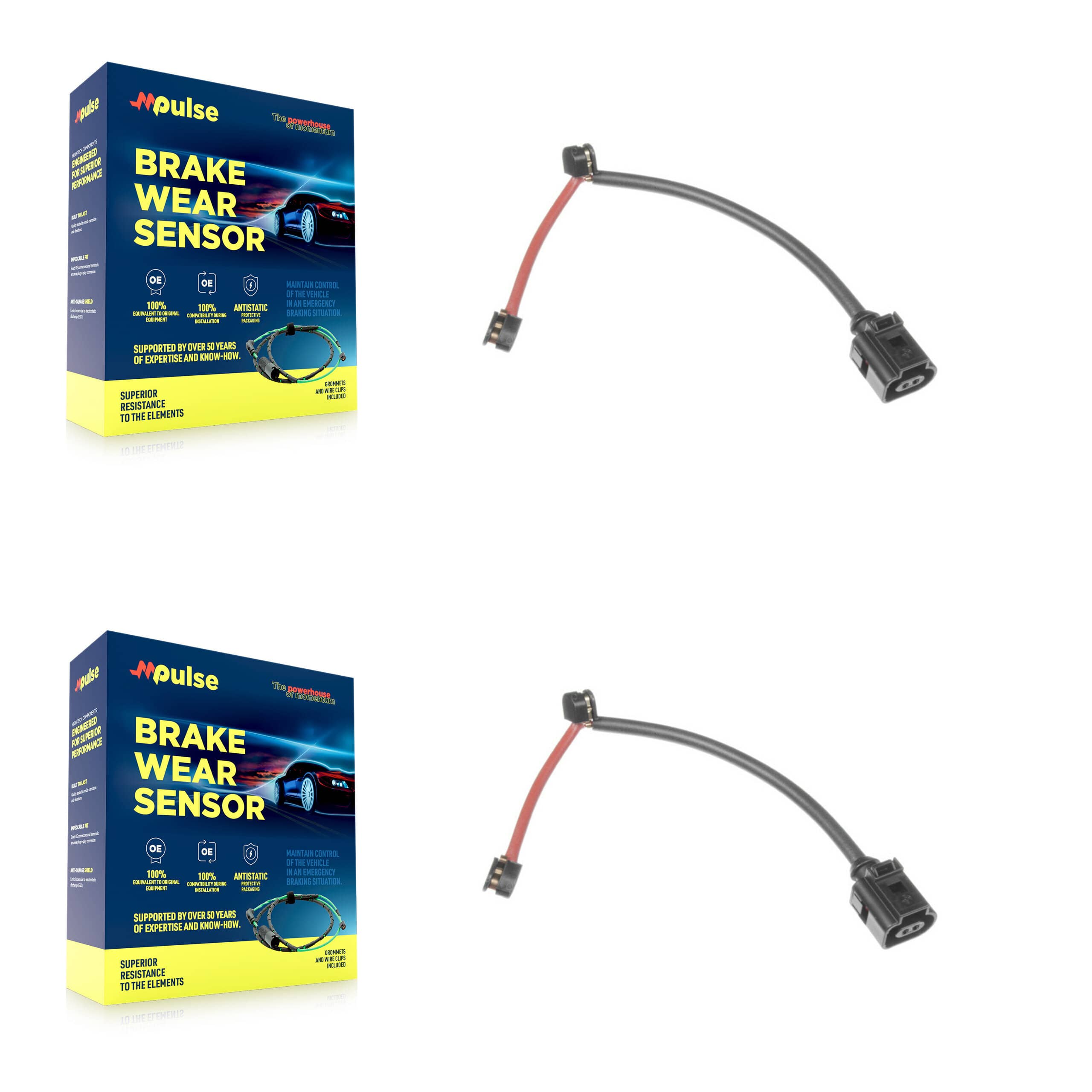 Mpulse - KSE-100105 - Front Disc Brake Pad Wear Sensor Kits