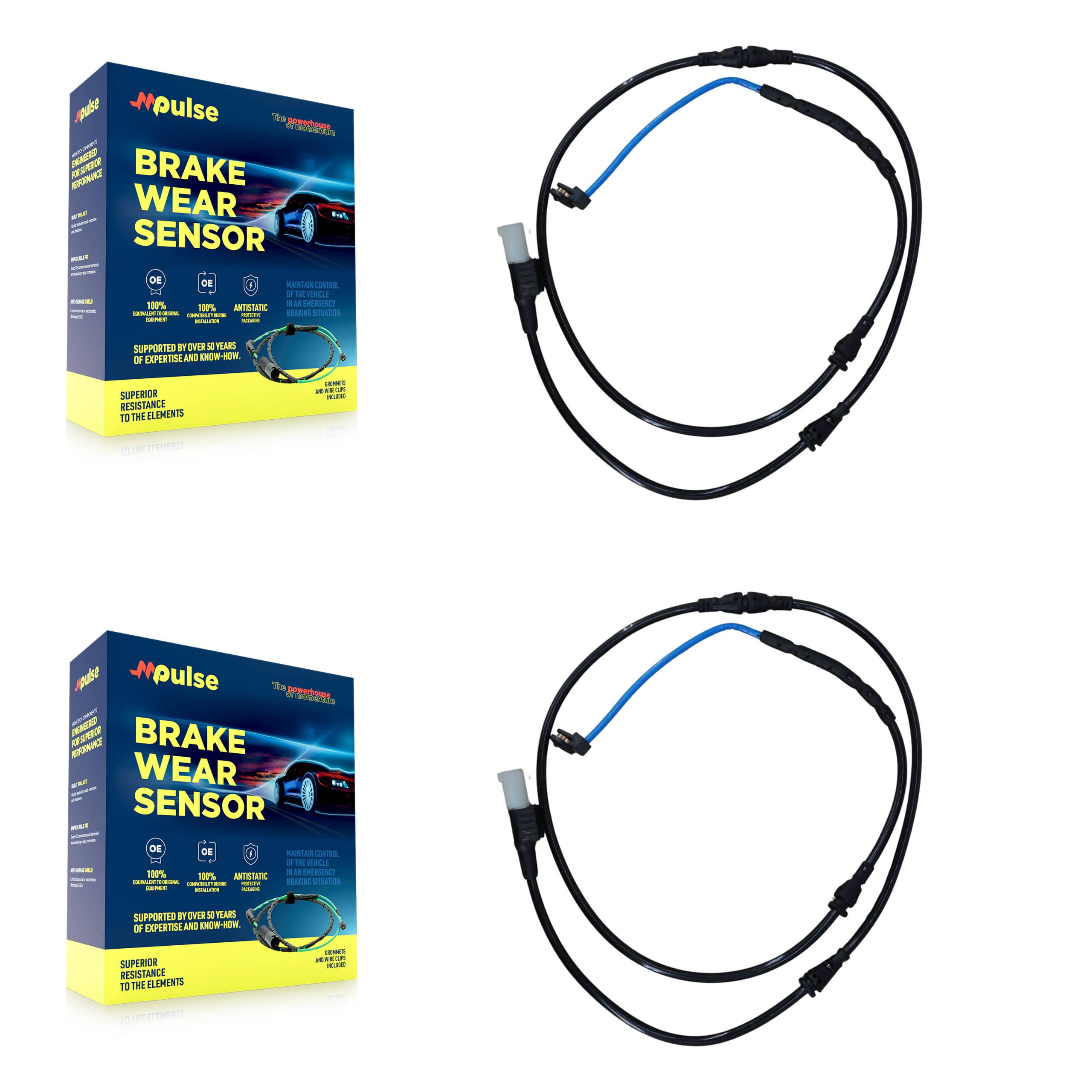 Mpulse - KSE-100111 - Front Disc Brake Pad Wear Sensor Kits