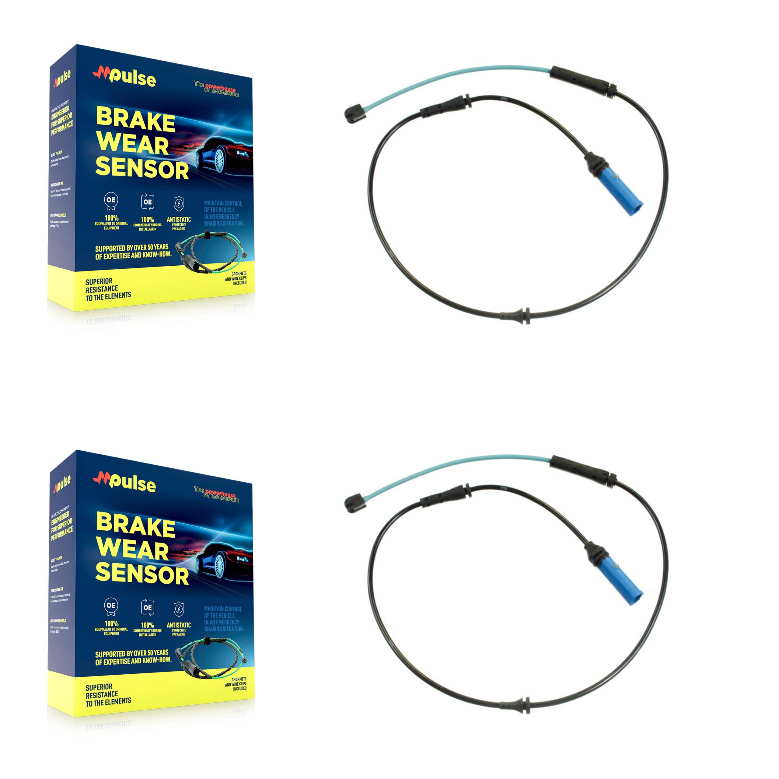 Mpulse - KSE-100112 - Front Disc Brake Pad Wear Sensor Kits