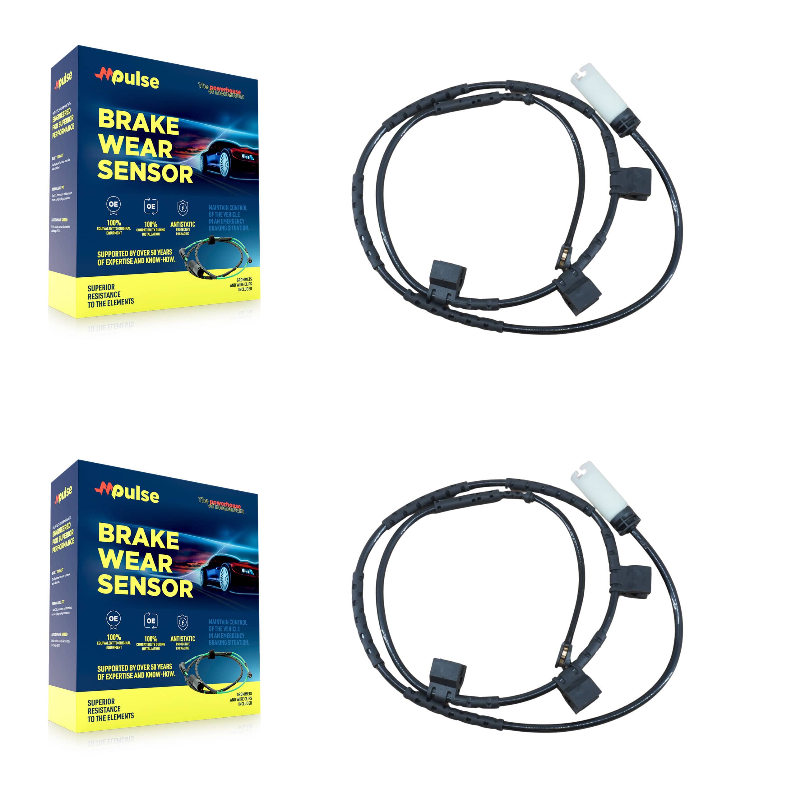 Mpulse - KSE-100264 - Rear Disc Brake Pad Wear Sensor Kits