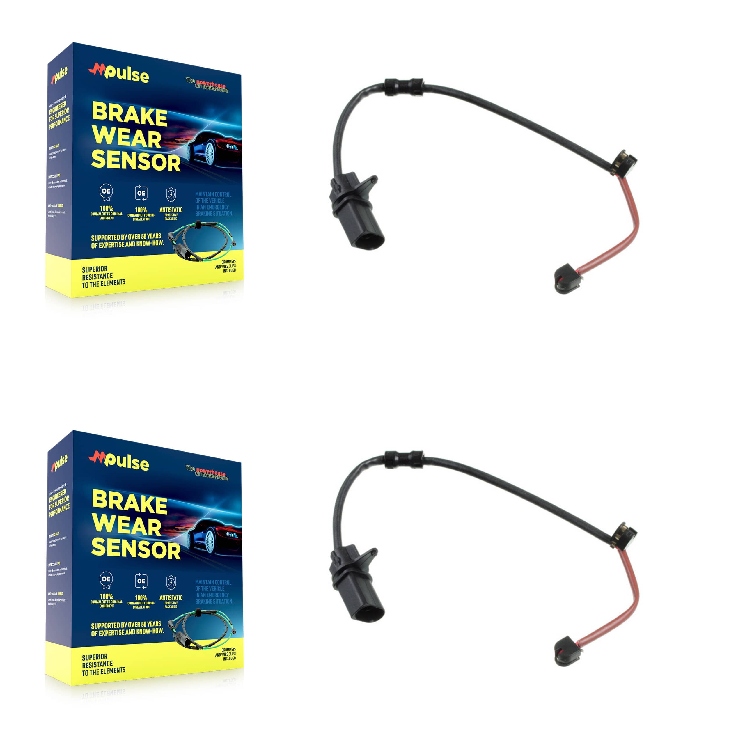 Mpulse - KSE-100268 - Rear Disc Brake Pad Wear Sensor Kits