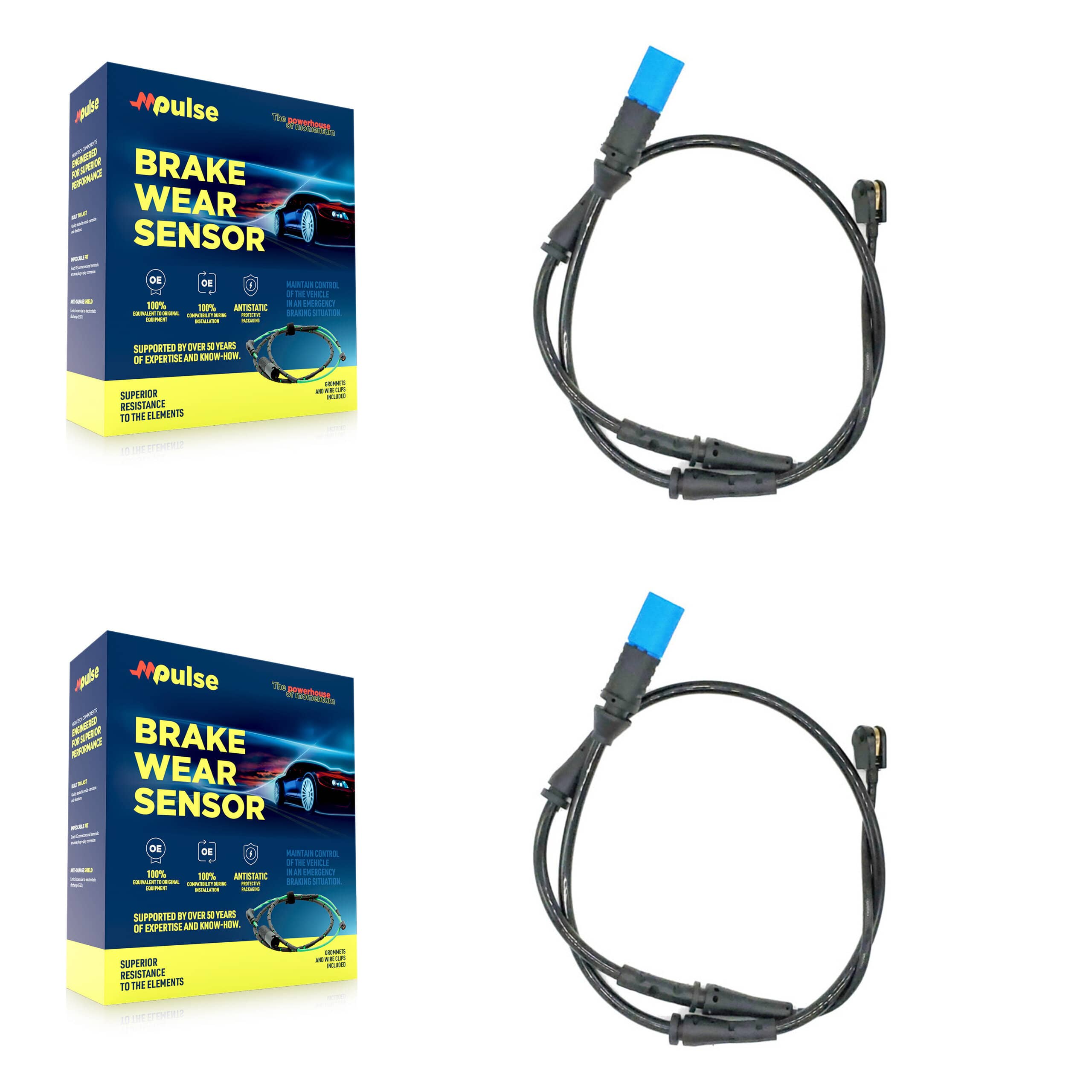 Mpulse - KSE-100278 - Rear Disc Brake Pad Wear Sensor Kits