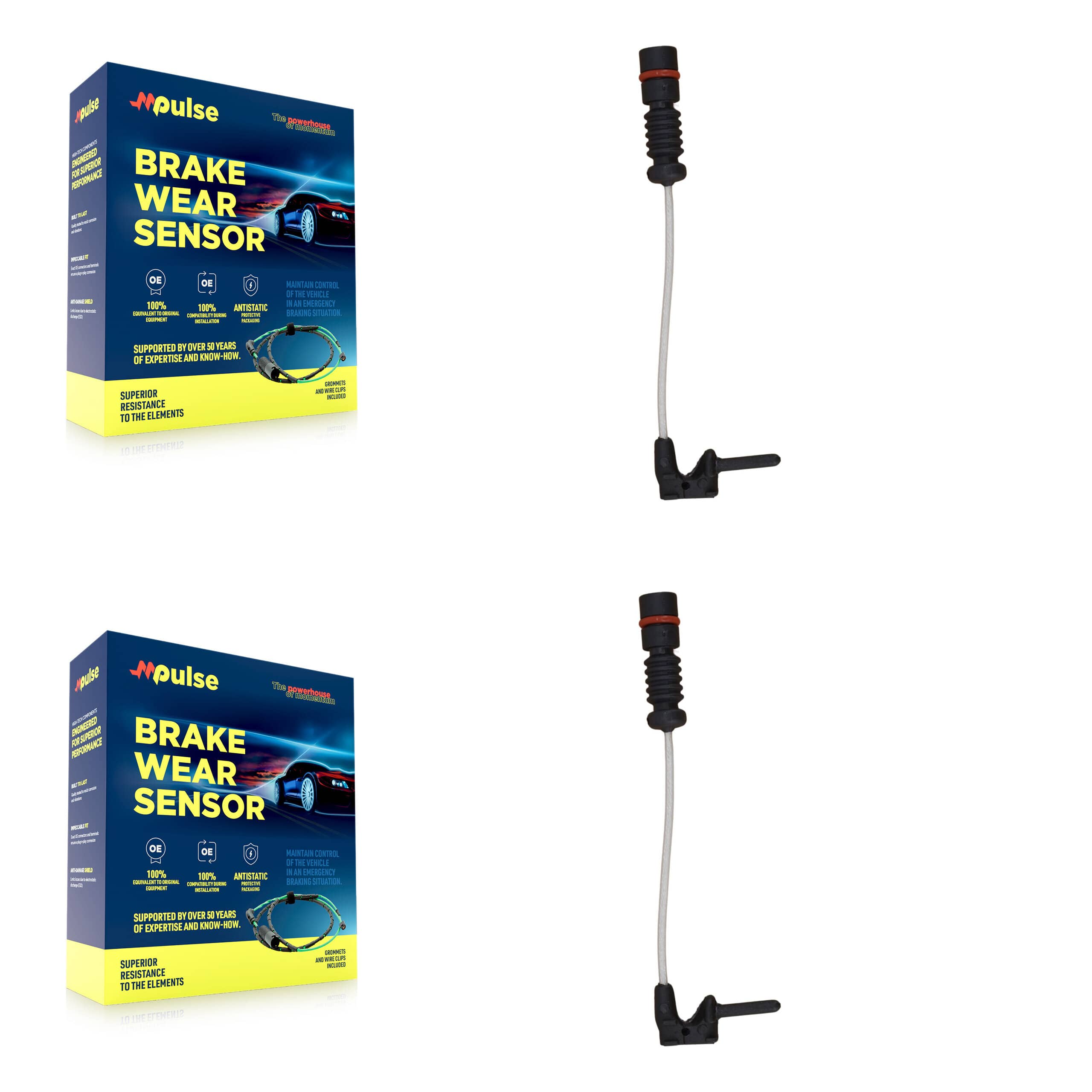 Mpulse - KSE-100297 - Rear Disc Brake Pad Wear Sensor Kits