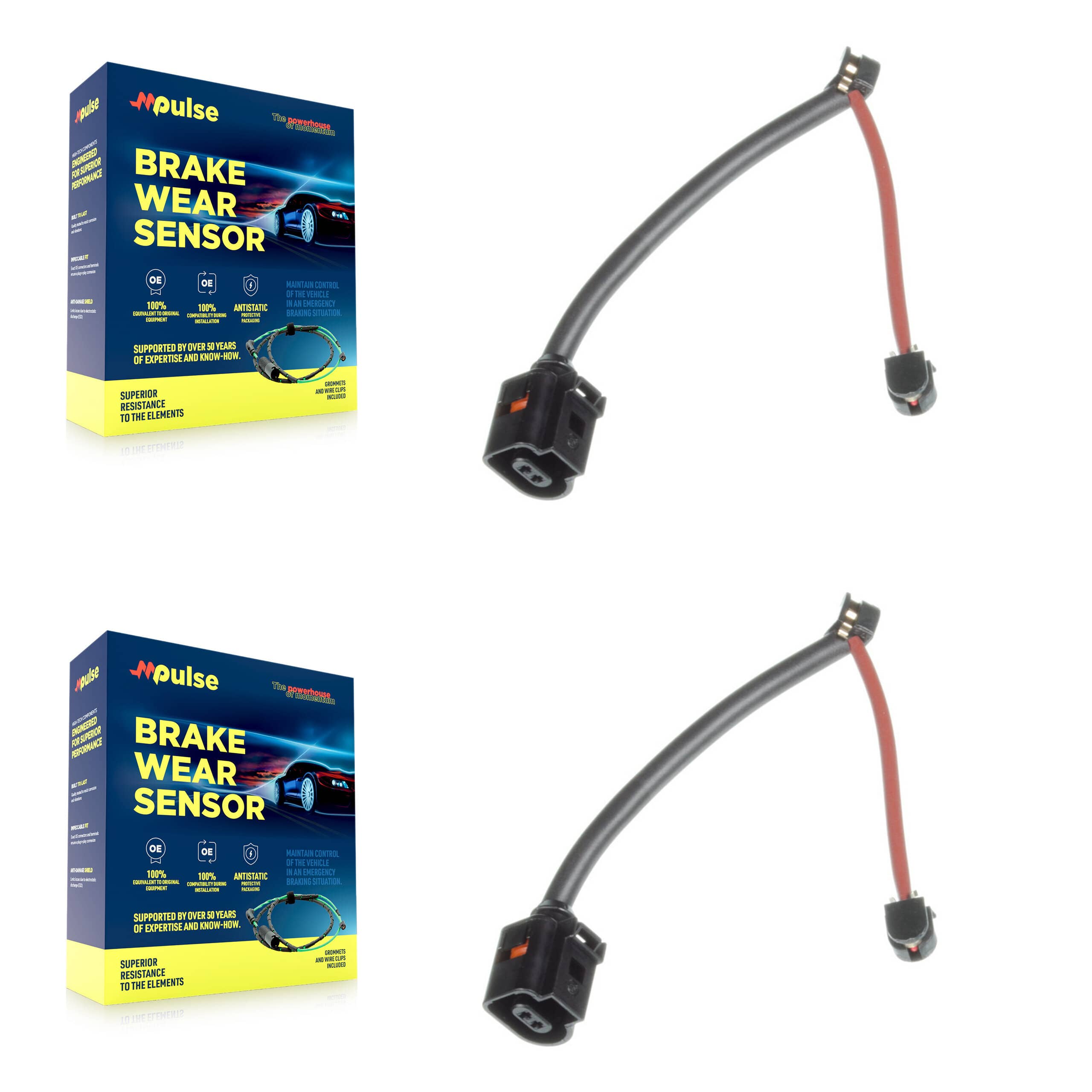 Mpulse - KSE-100300 - Rear Disc Brake Pad Wear Sensor Kits