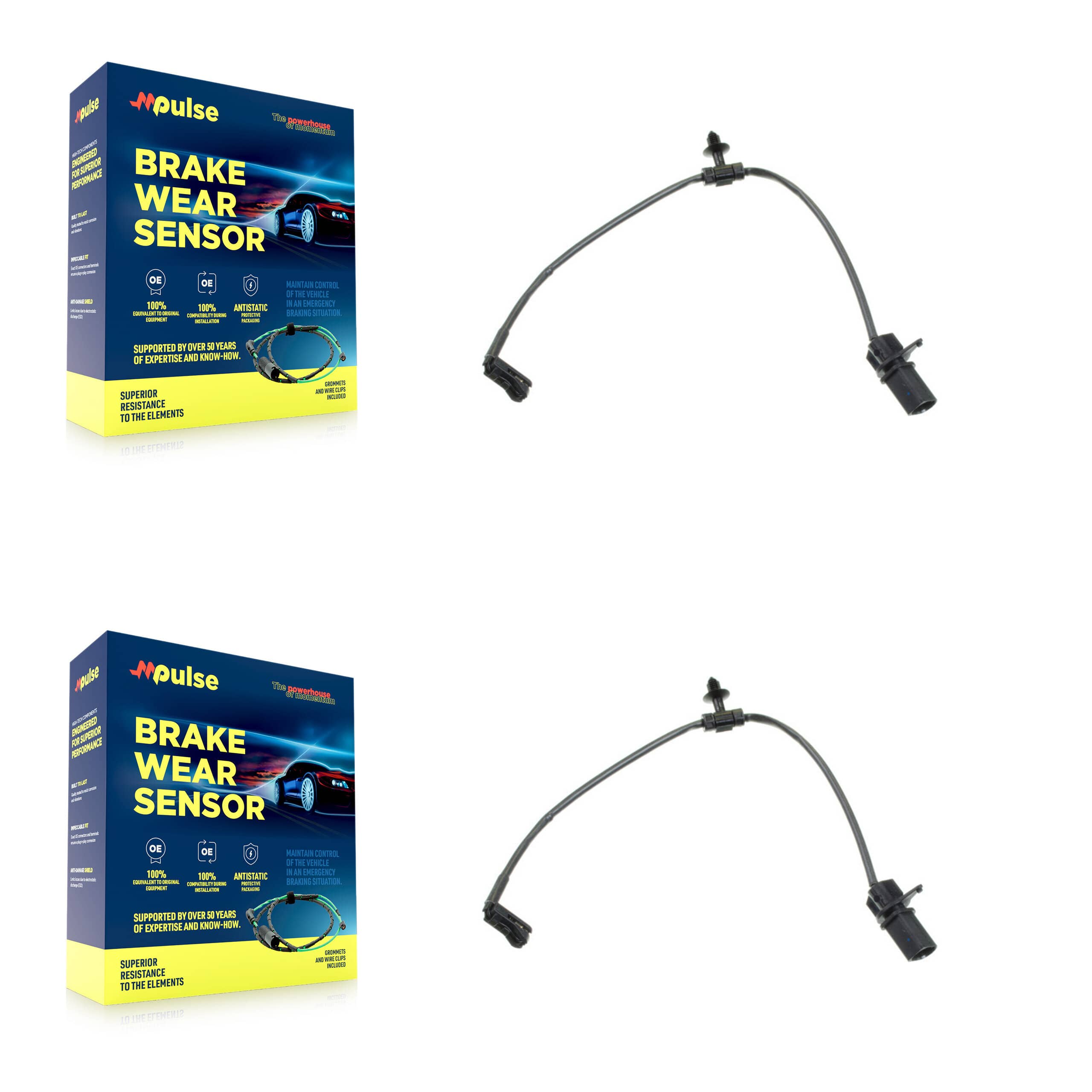 Mpulse - KSE-100316 - Rear Disc Brake Pad Wear Sensor Kits