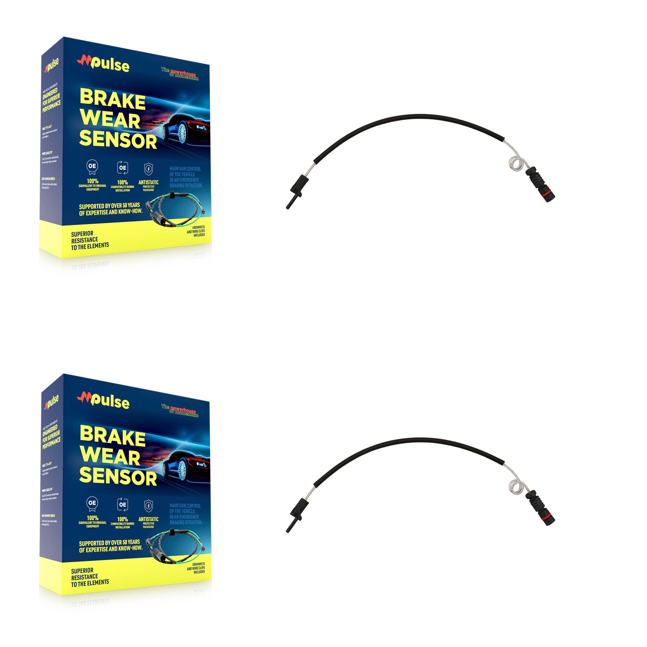 Mpulse - KSE-100327 - Rear Disc Brake Pad Wear Sensor Kits