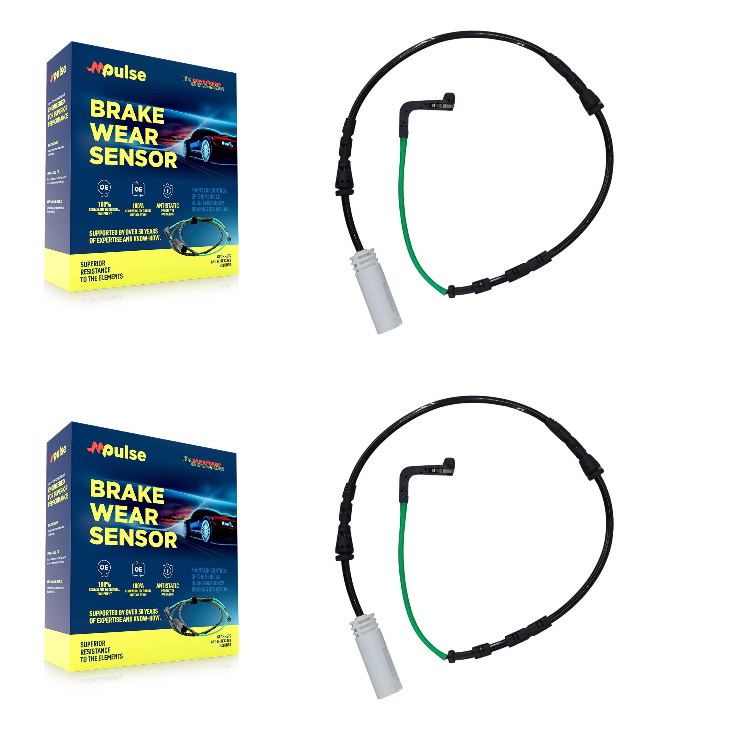 Mpulse - KSE-100360 - Front Disc Brake Pad Wear Sensor Kits