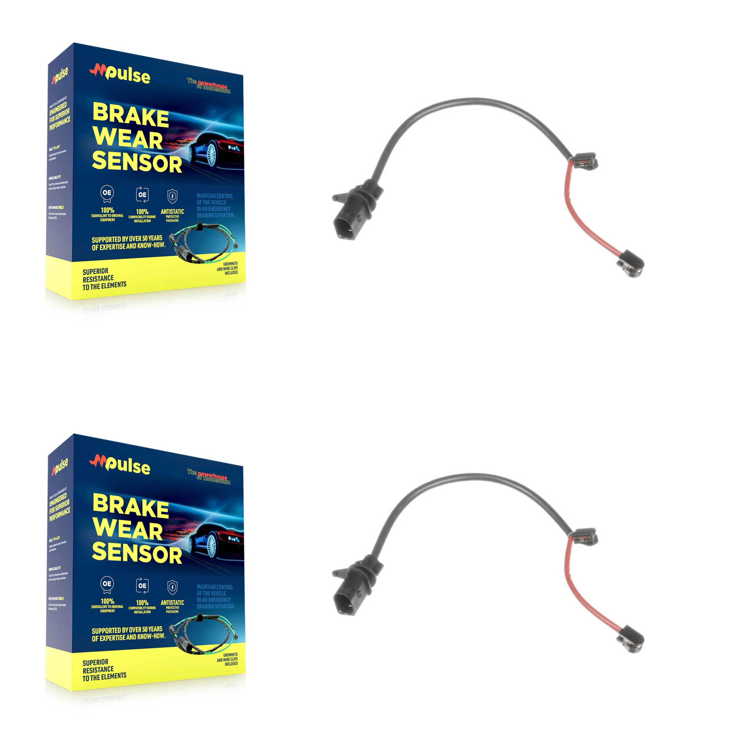 Mpulse - KSE-100461 - Rear Disc Brake Pad Wear Sensor Kits