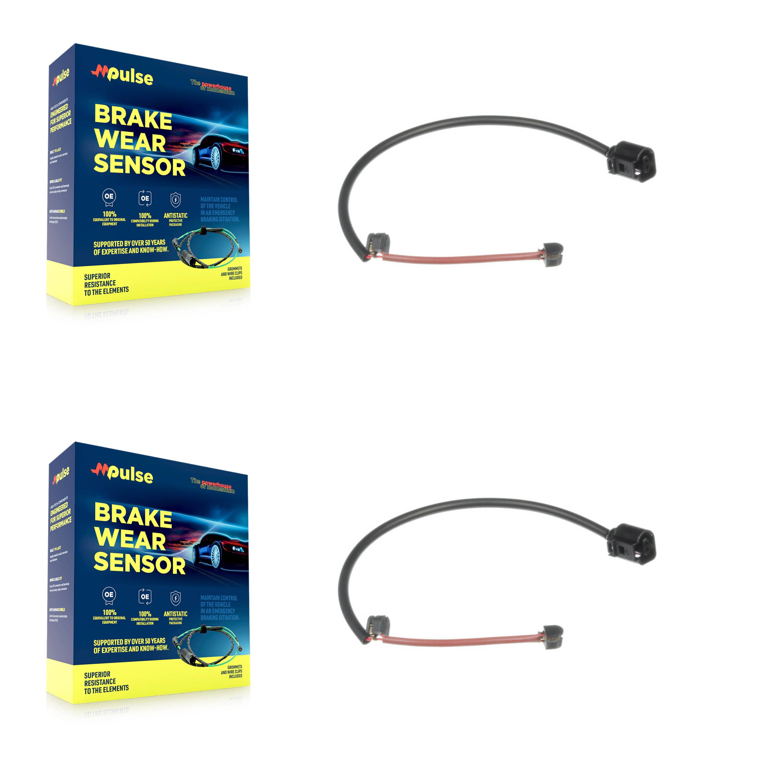 Mpulse - KSE-100464 - Rear Disc Brake Pad Wear Sensor Kits
