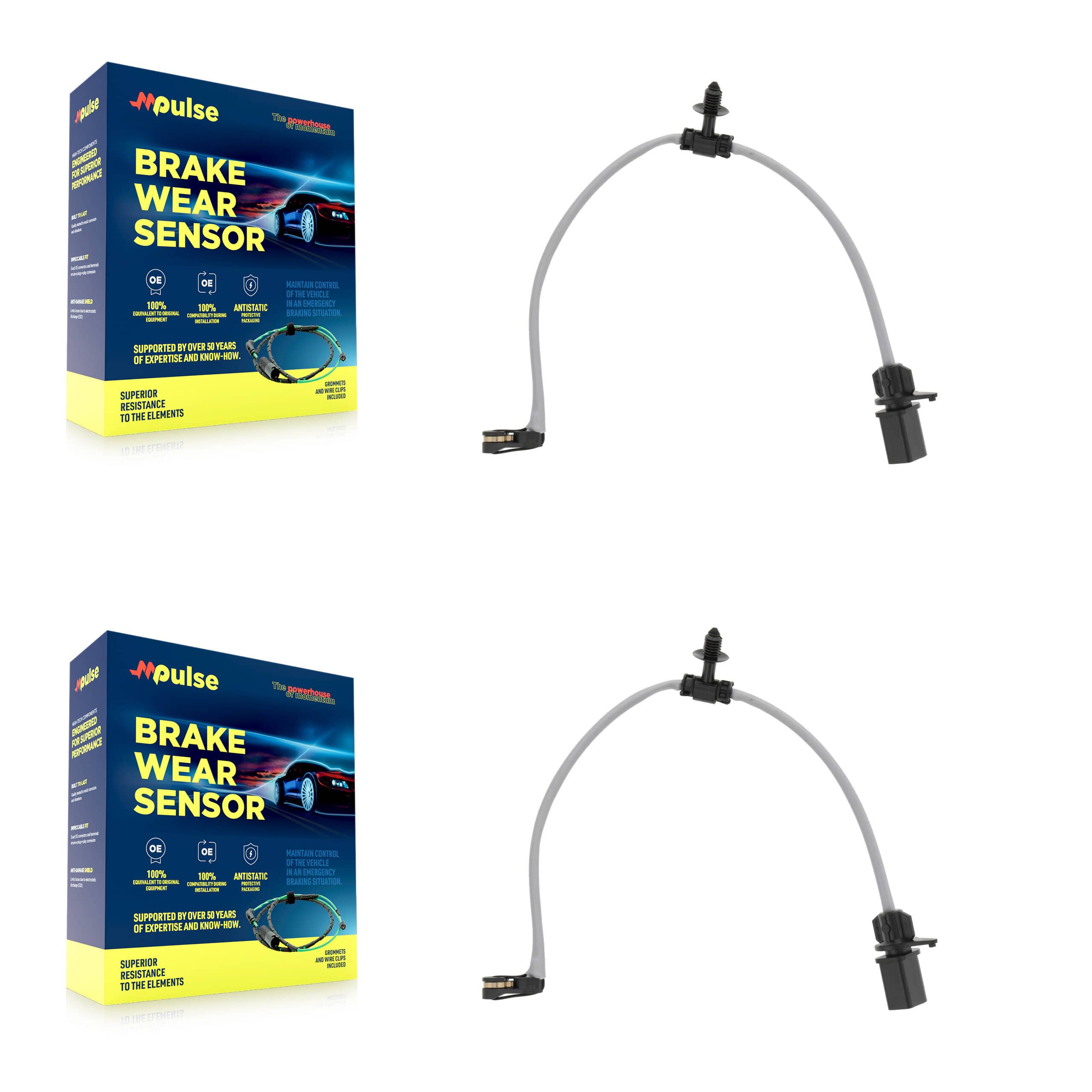 Mpulse - KSE-100497 - Rear Disc Brake Pad Wear Sensor Kits