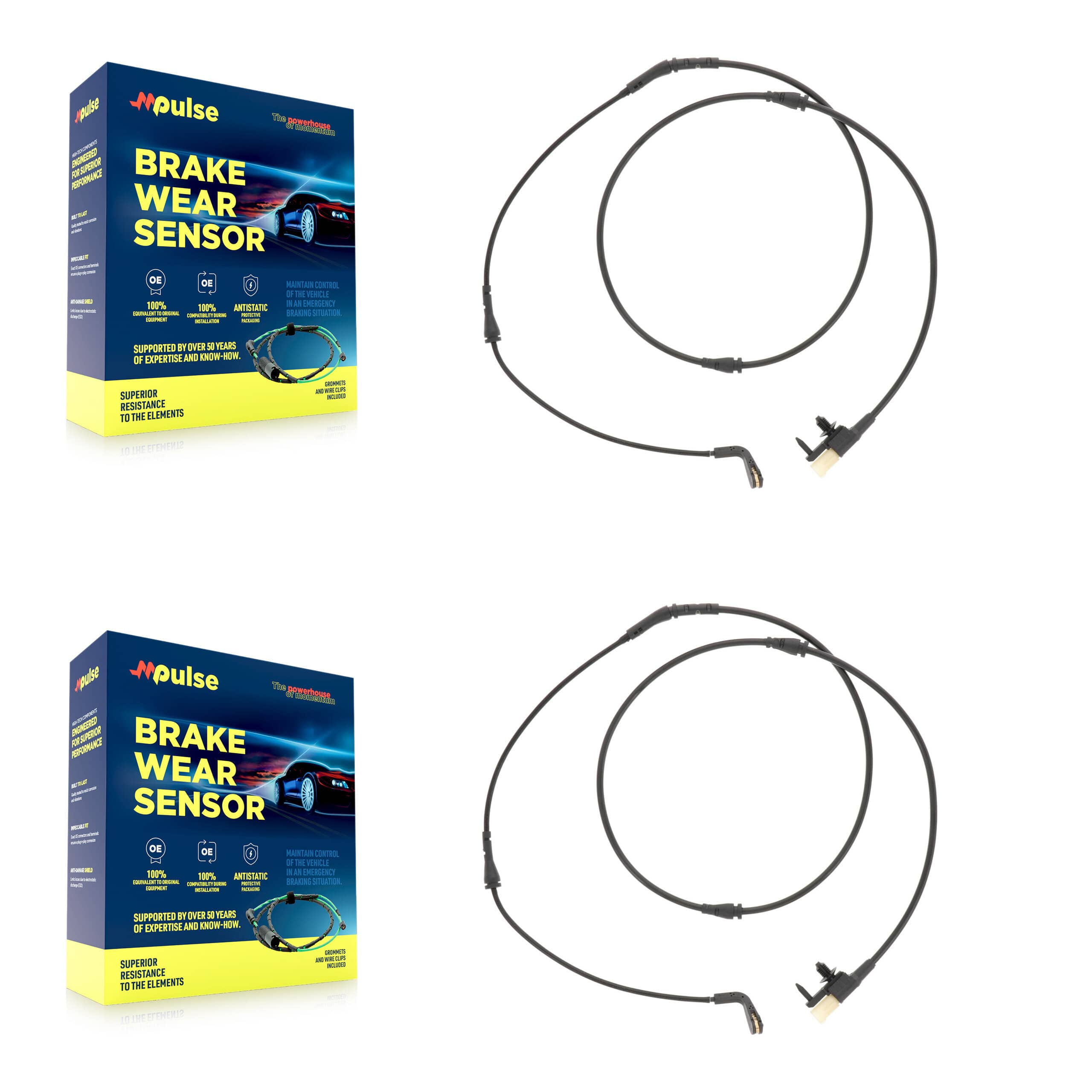 Mpulse - KSE-100504 - Rear Disc Brake Pad Wear Sensor Kits