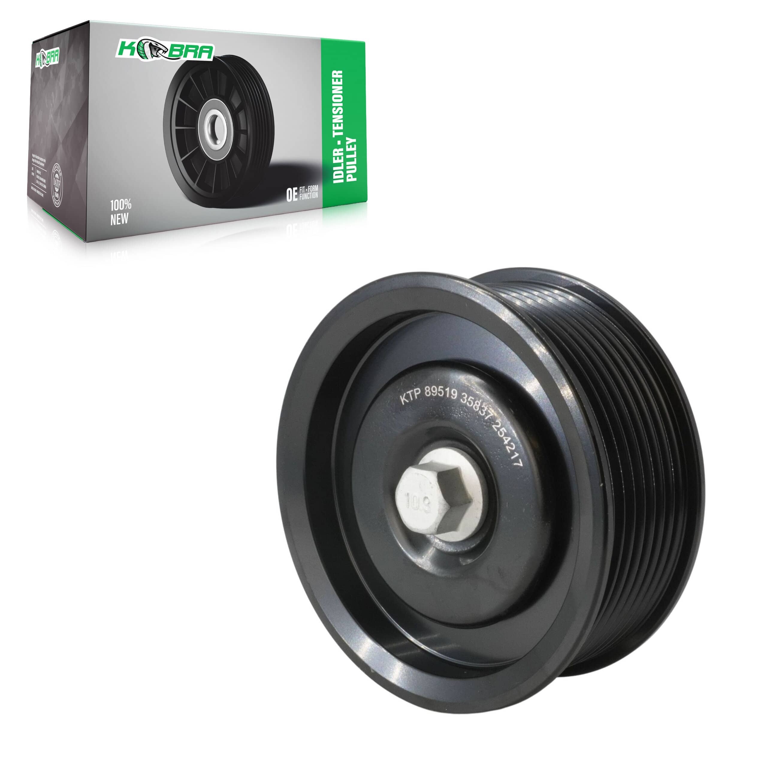 Kobra - KTP-89519 - Grooved Pulley Accessory Drive Belt Idler Pulley
