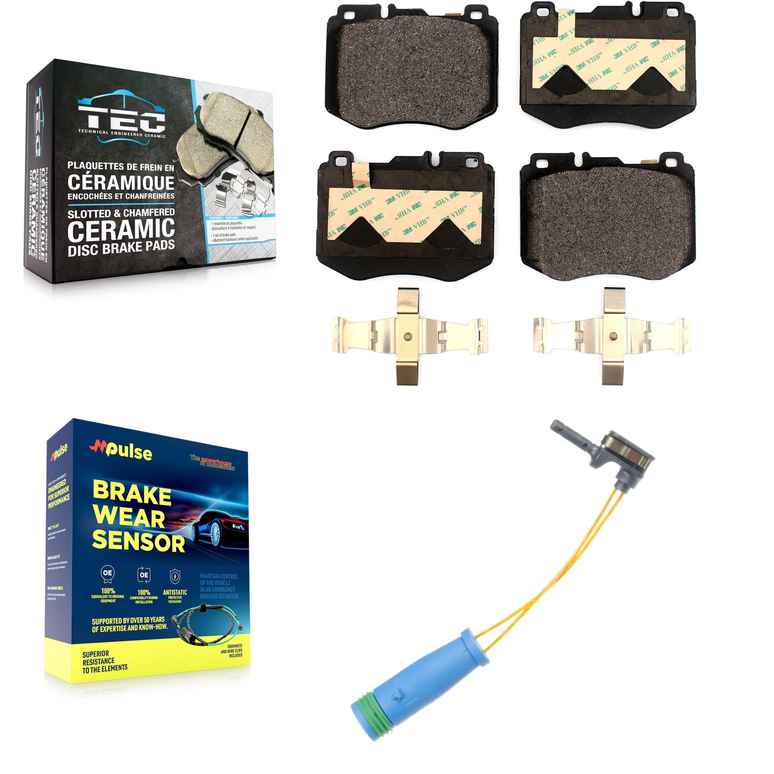 TEC - KTW-100001 - Front Disc Brake Pad Kits