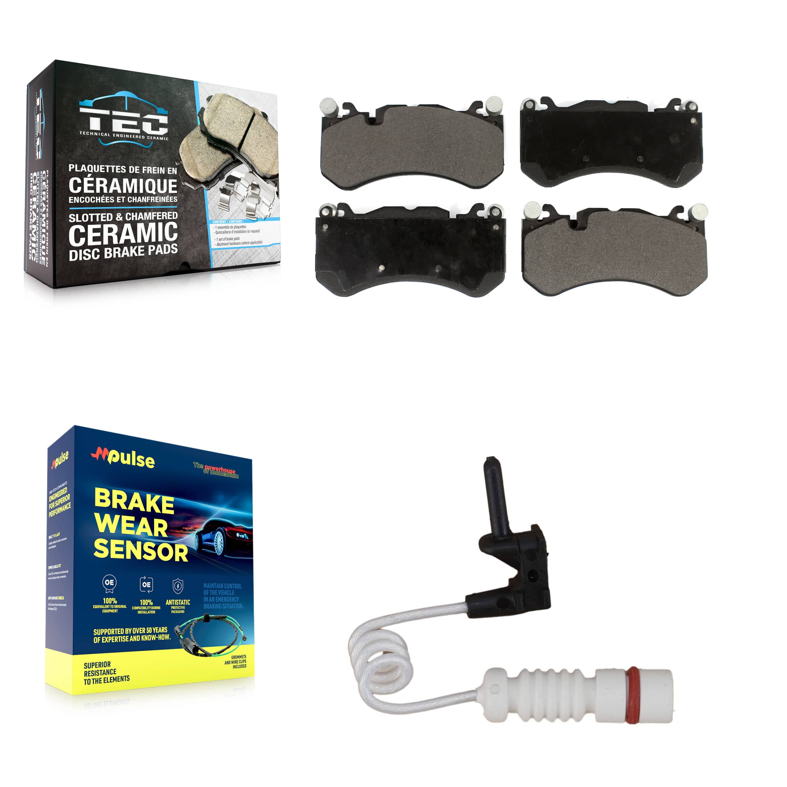TEC - KTW-100089 - Front Disc Brake Pad Kits