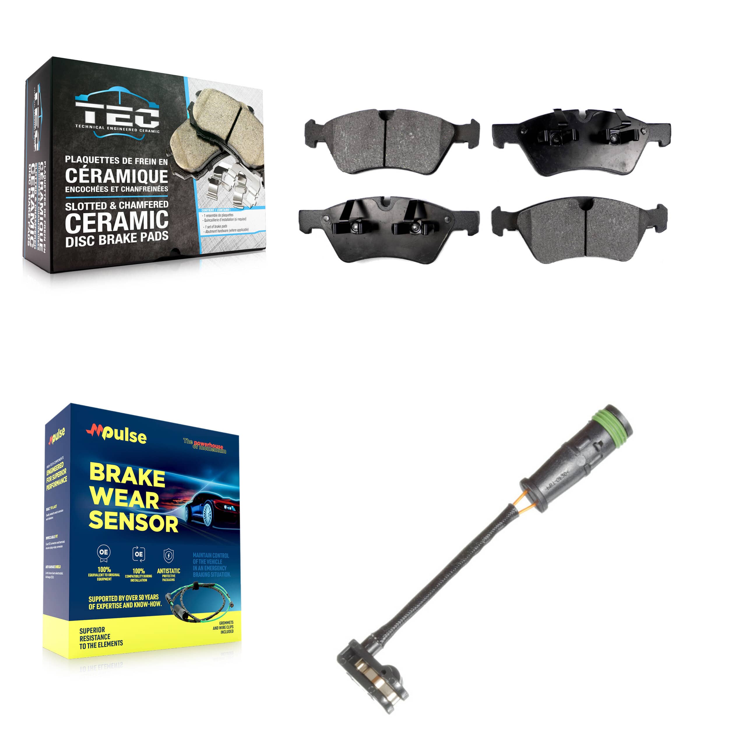 TEC - KTW-100117 - Front Disc Brake Pad Kits