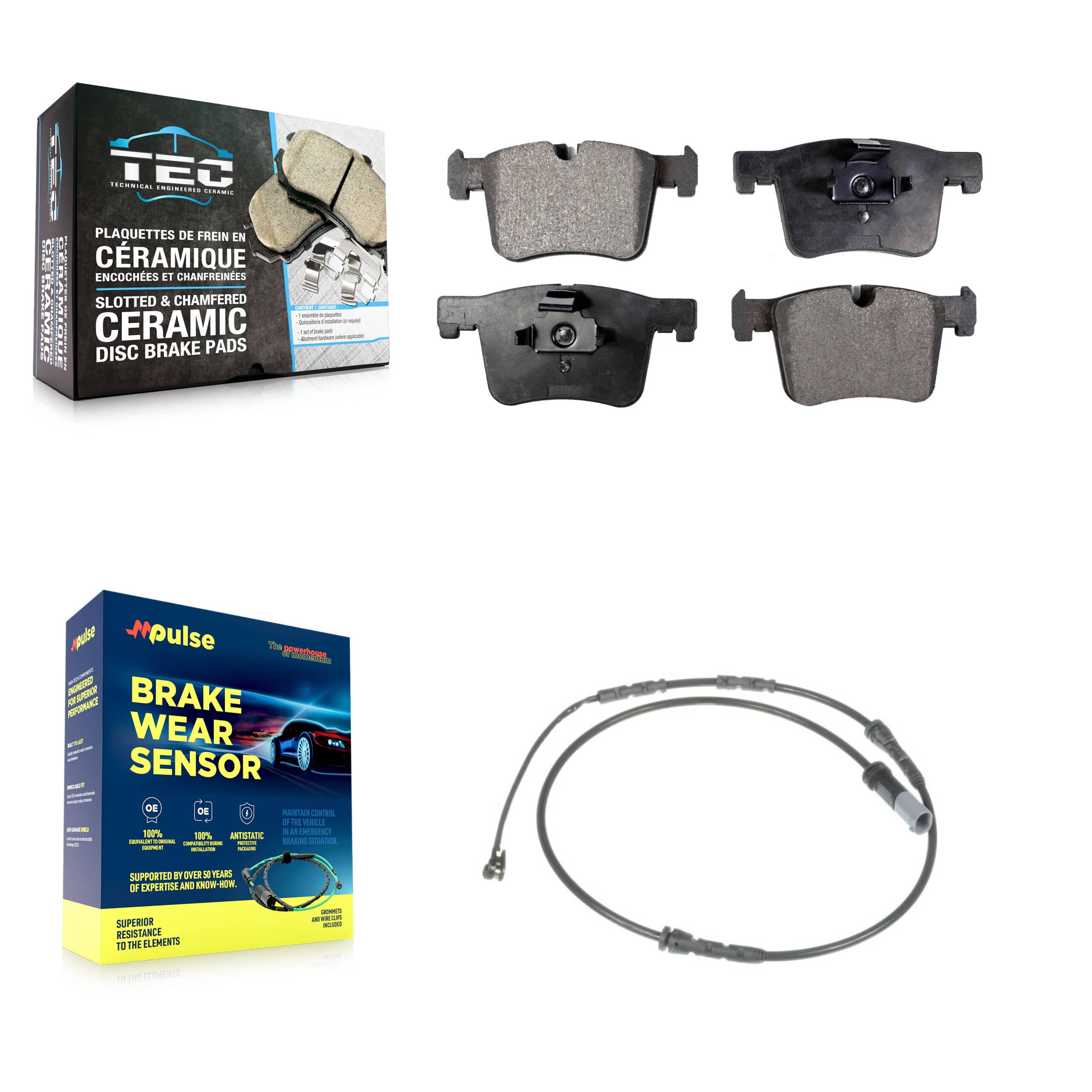 TEC - KTW-100128 - Front Disc Brake Pad Kits