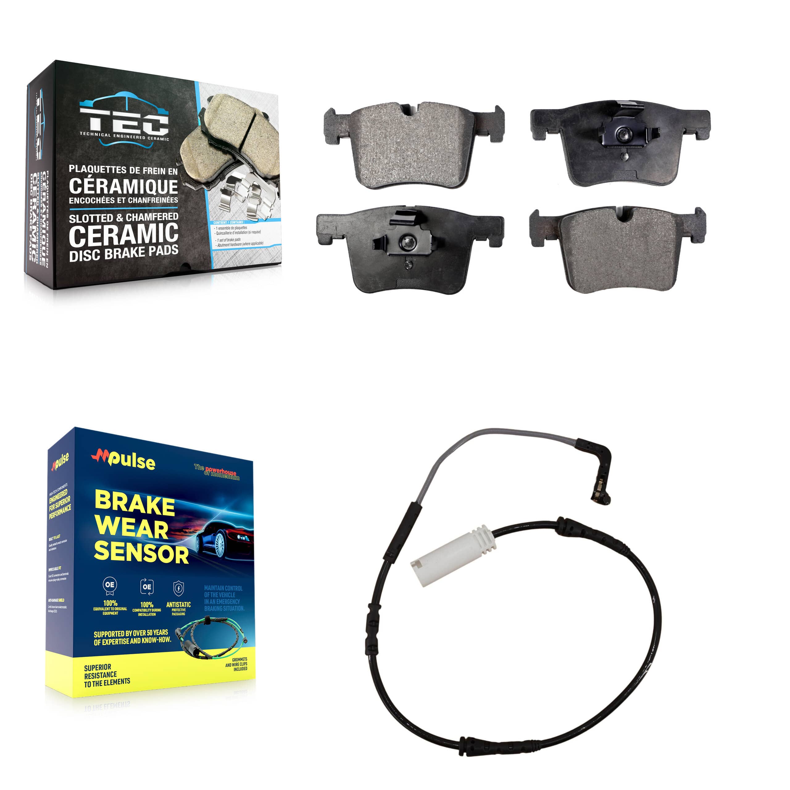 TEC - KTW-100130 - Front Disc Brake Pad Kits