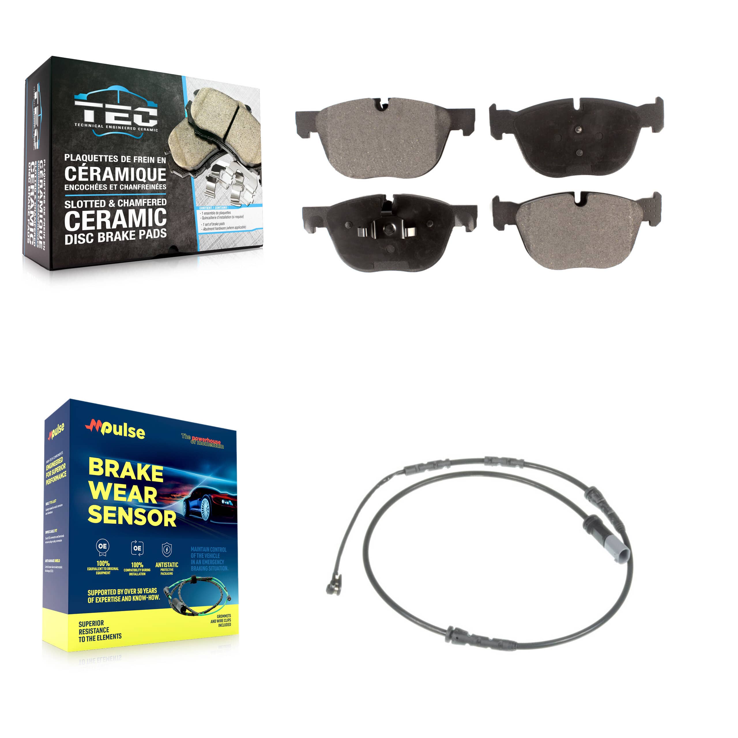 TEC - KTW-100133 - Front Disc Brake Pad Kits