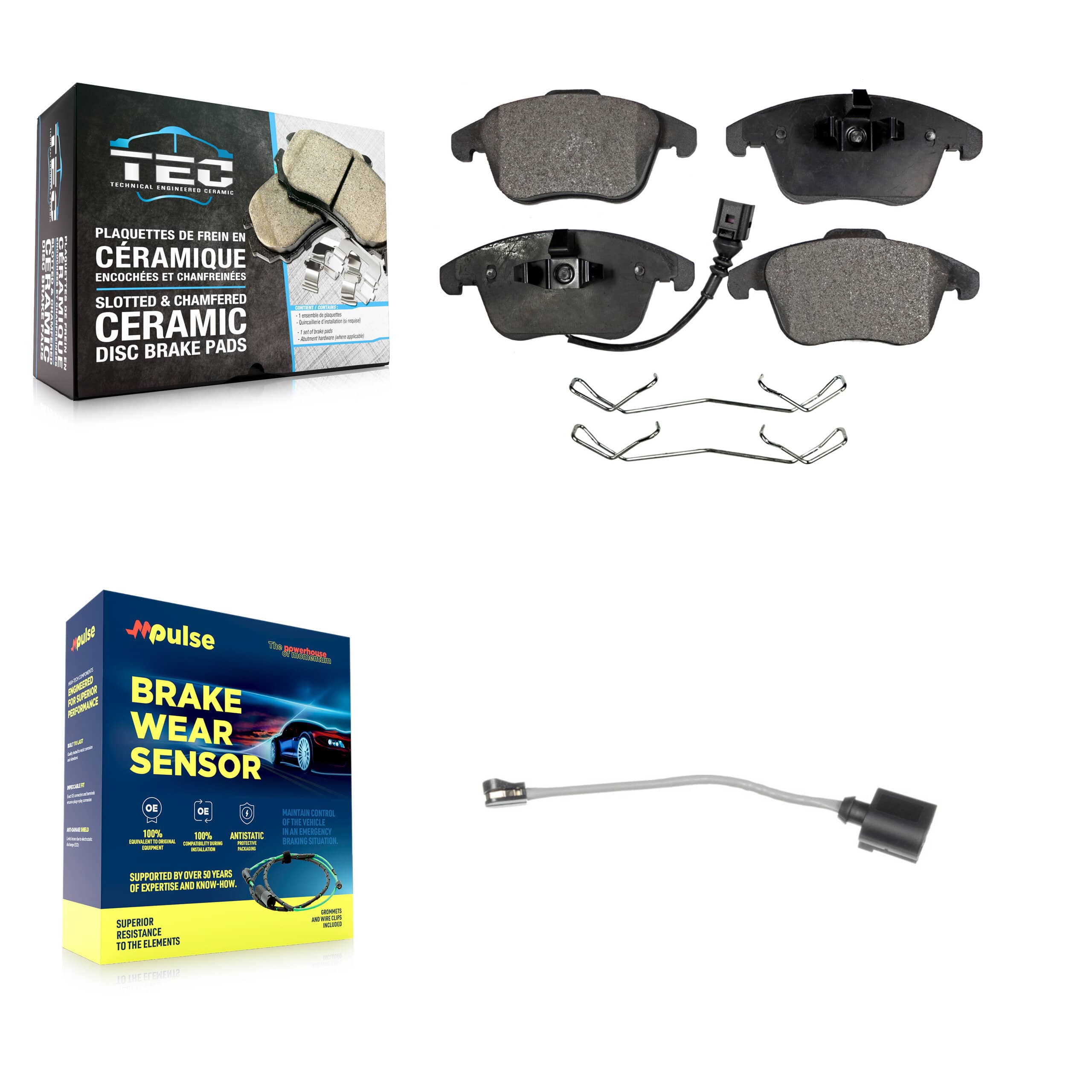 TEC - KTW-100134 - Front Disc Brake Pad Kits
