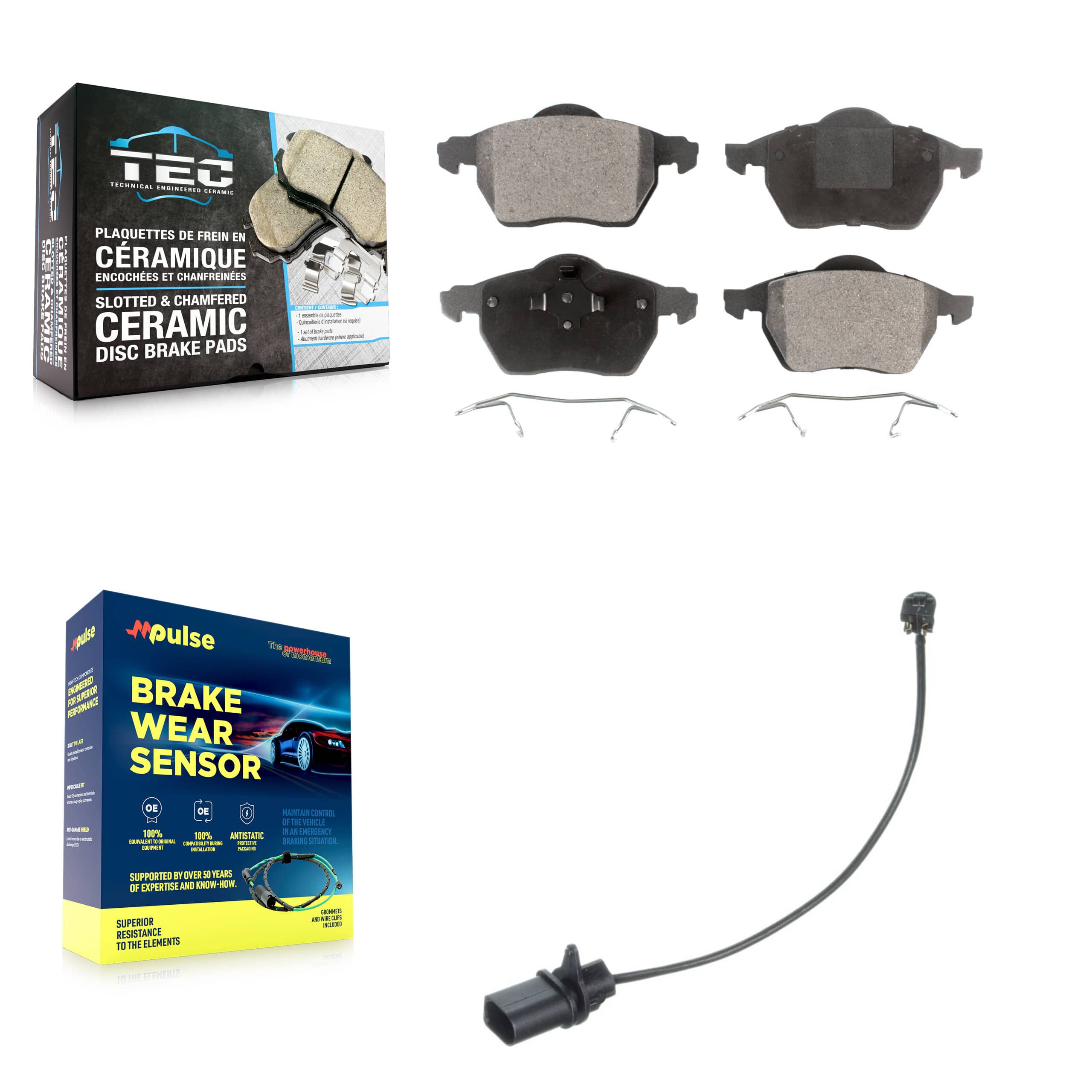 TEC - KTW-100137 - Front Disc Brake Pad Kits