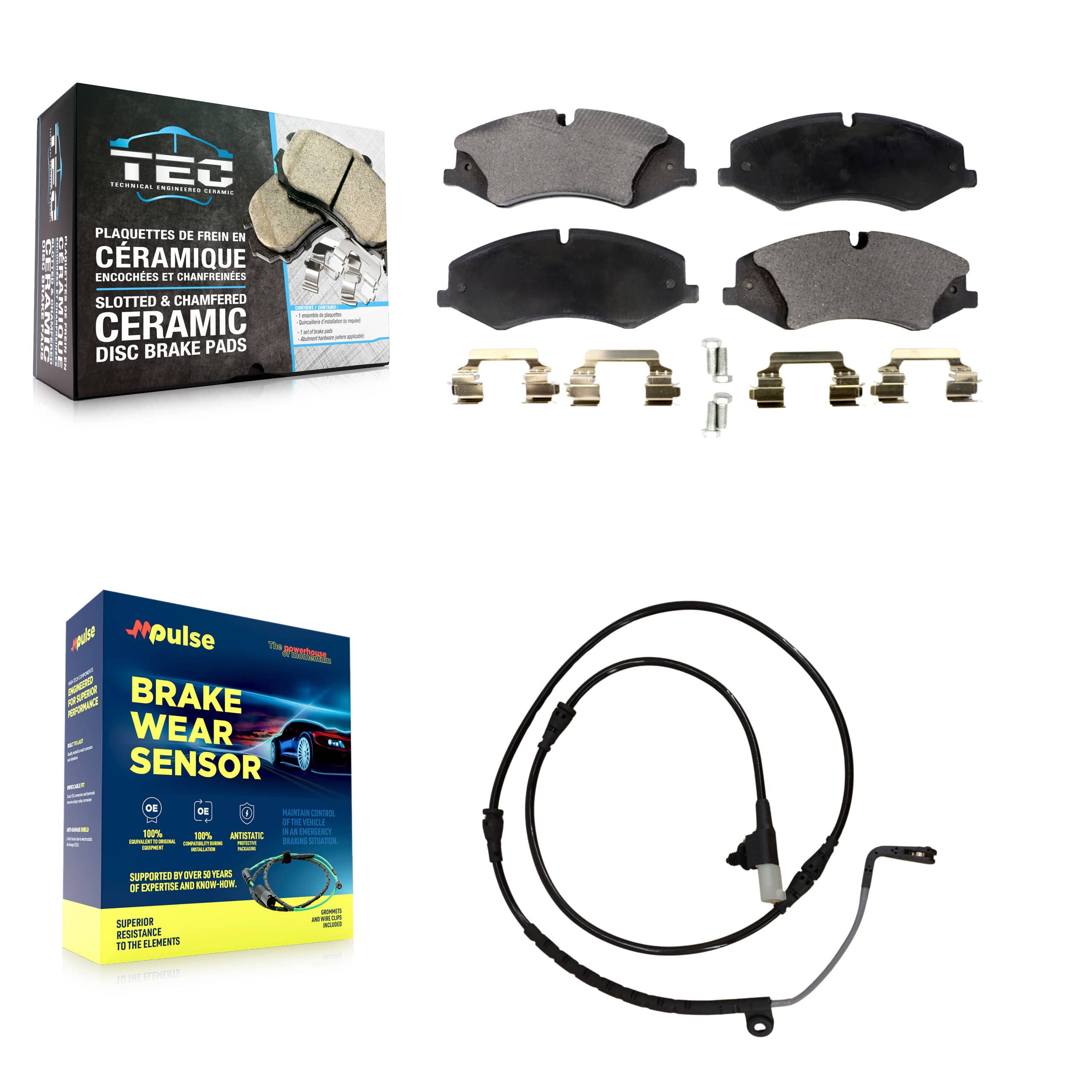 TEC - KTW-100172 - Front Disc Brake Pad Kits