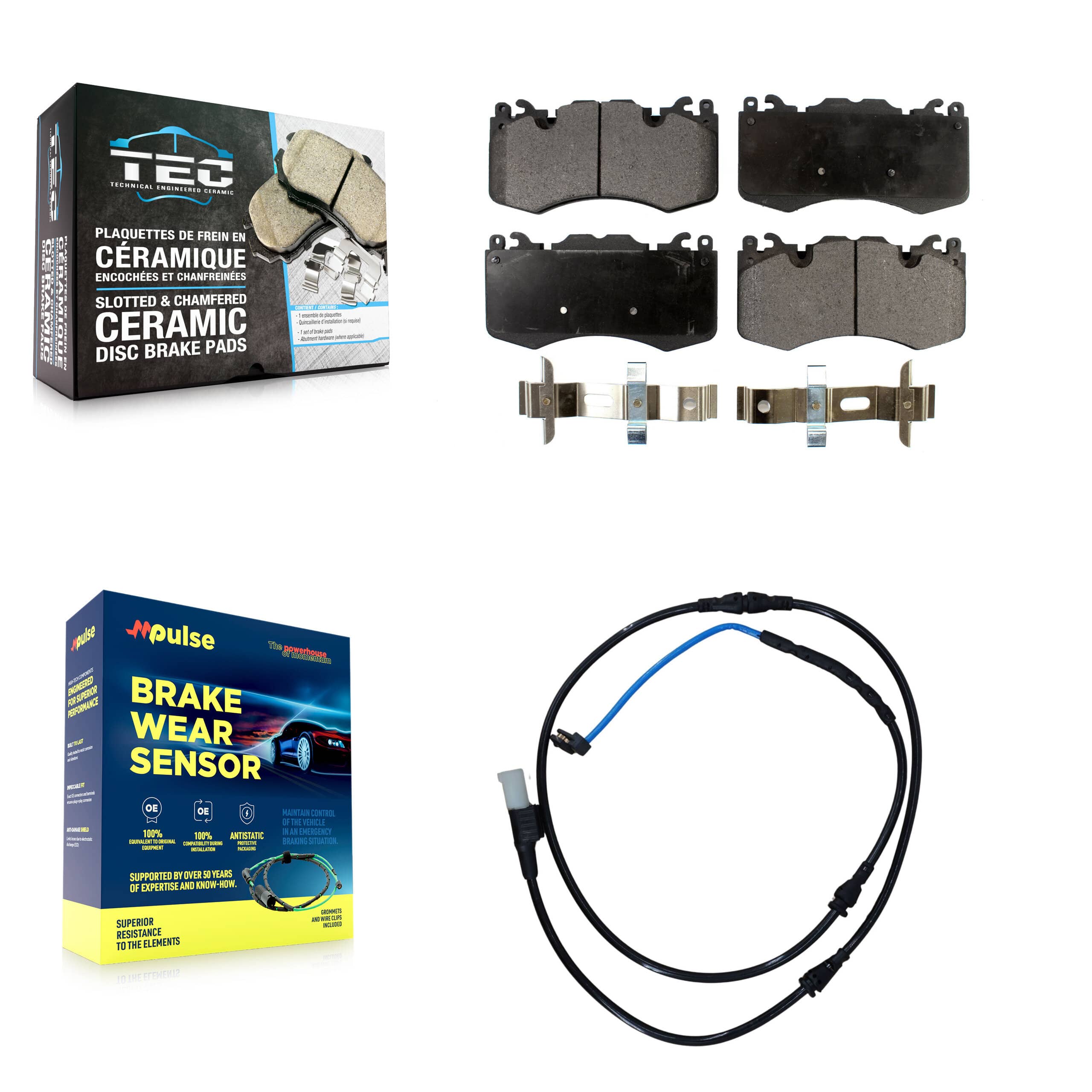TEC - KTW-100173 - Front Disc Brake Pad Kits