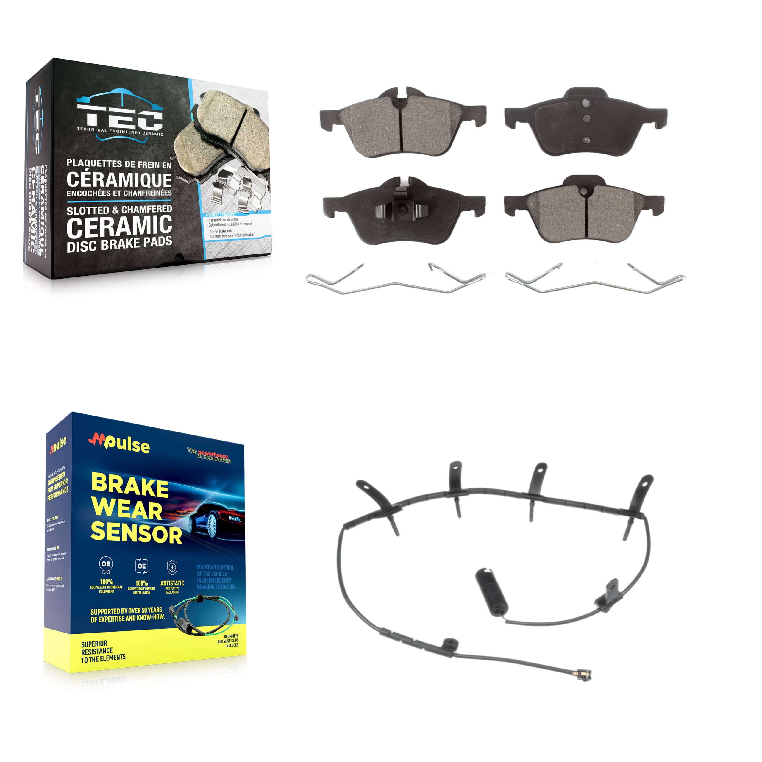 TEC - KTW-100200 - Front Disc Brake Pad Kits