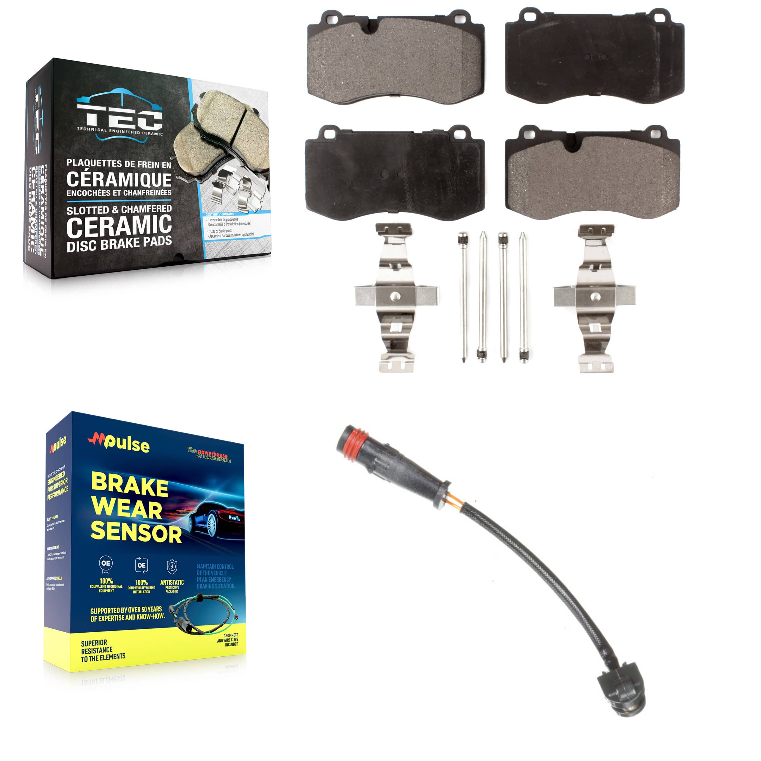 TEC - KTW-100204 - Front Disc Brake Pad Kits