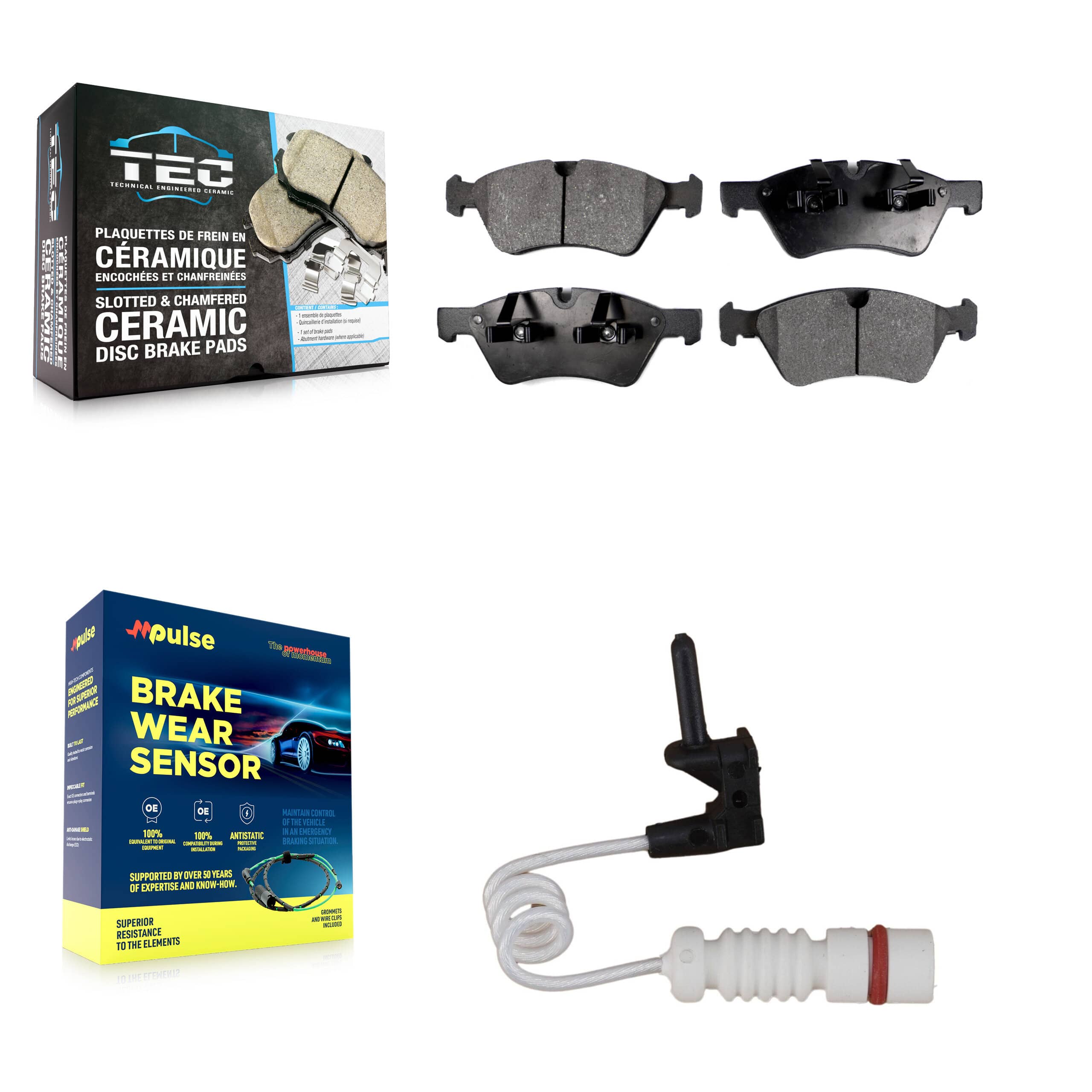 TEC - KTW-100209 - Front Disc Brake Pad Kits