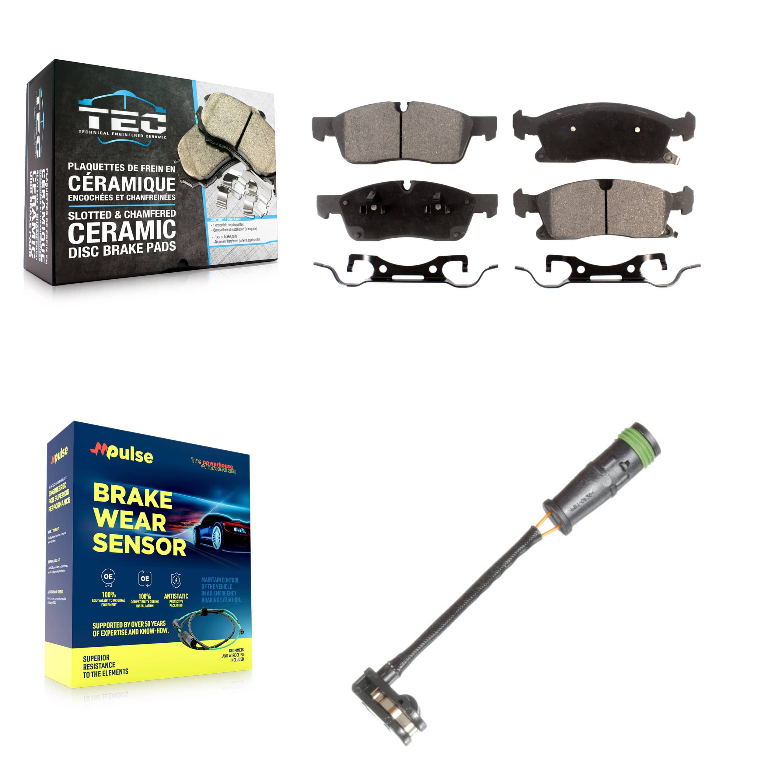 TEC - KTW-100212 - Front Disc Brake Pad Kits