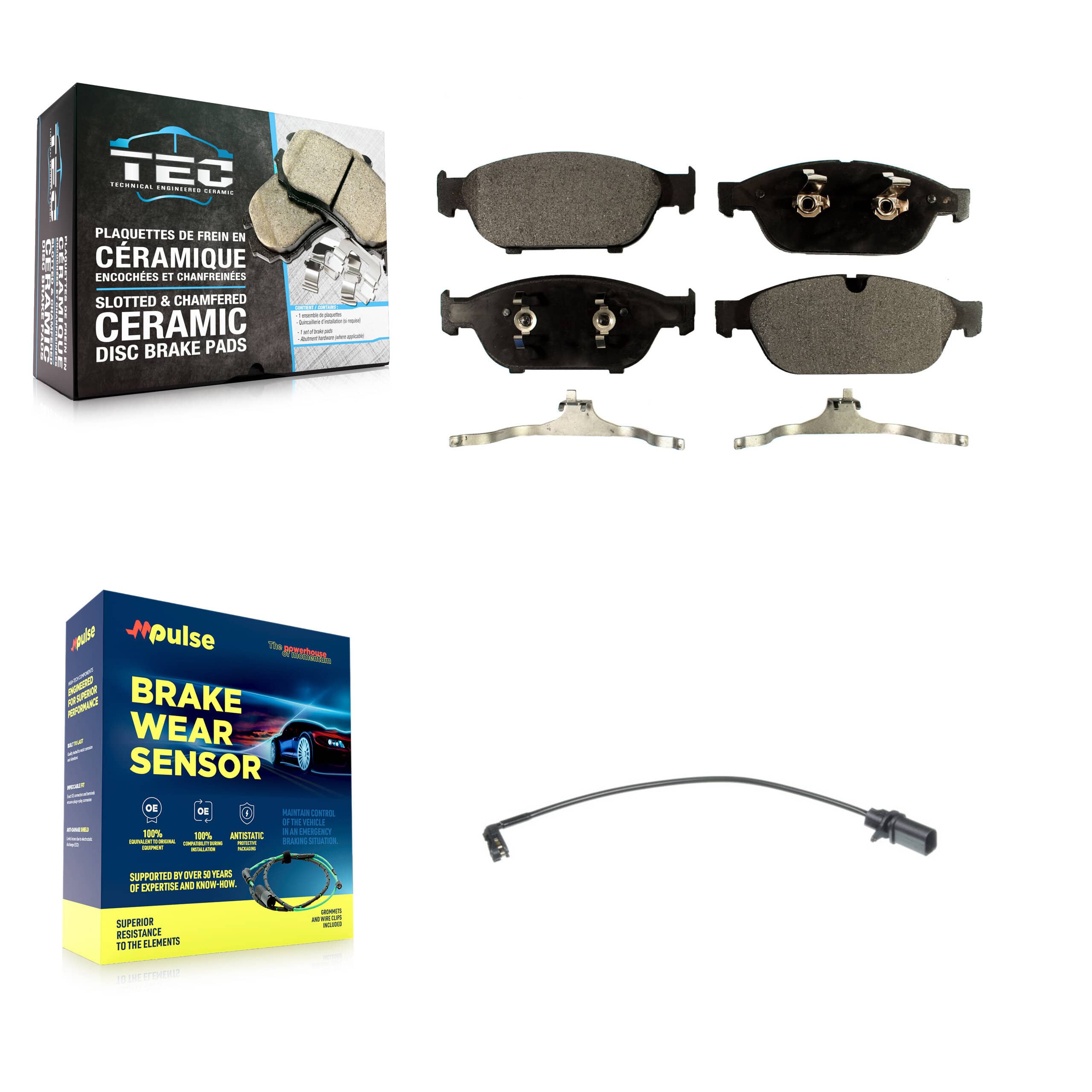 TEC - KTW-100216 - Front Disc Brake Pad Kits