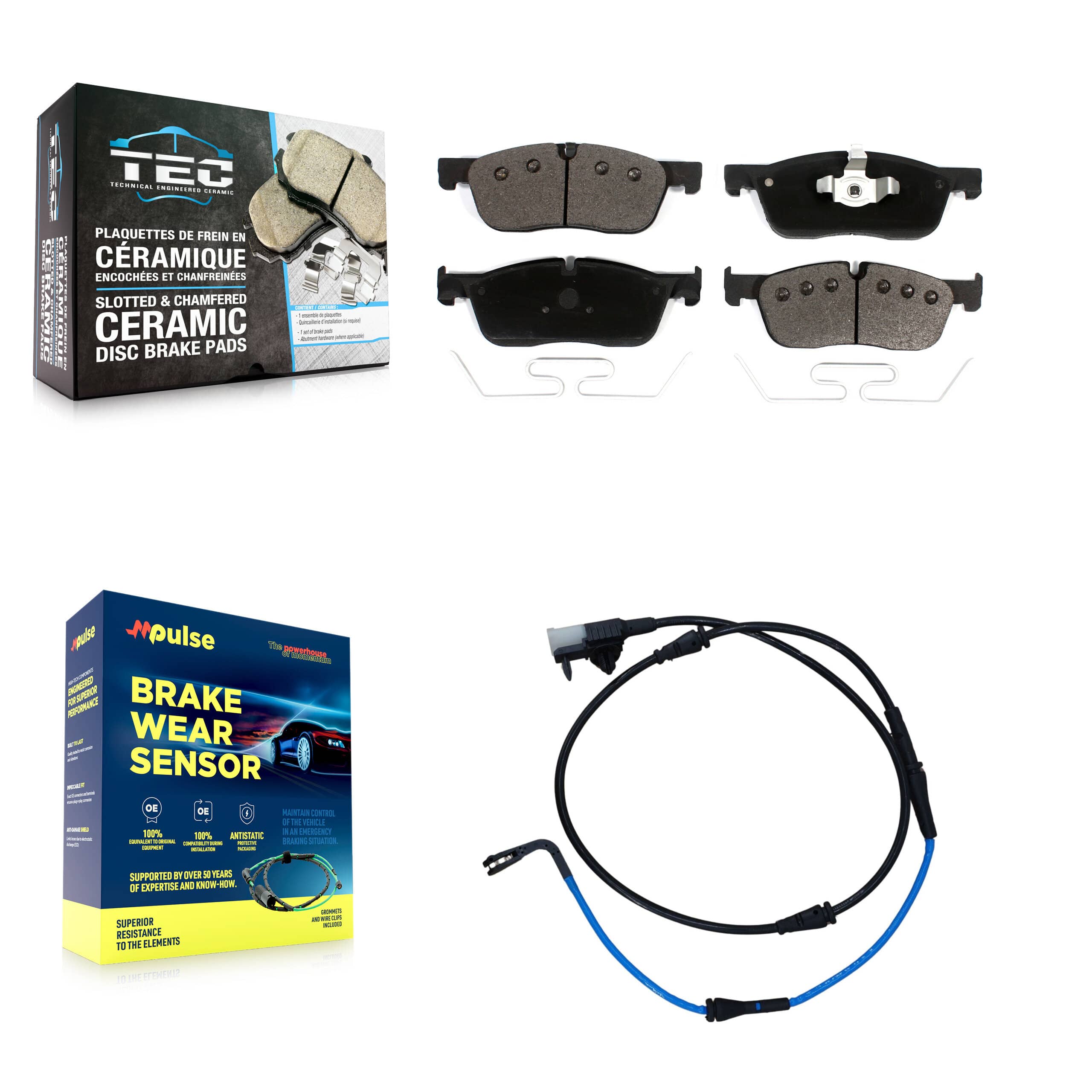 TEC - KTW-100220 - Front Disc Brake Pad Kits