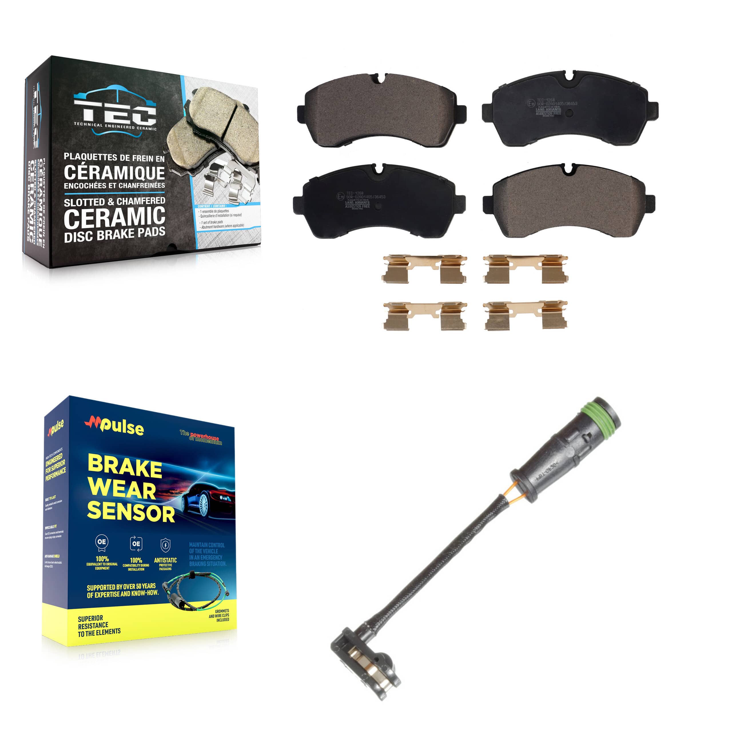 TEC - KTW-100223 - Front Disc Brake Pad Kits
