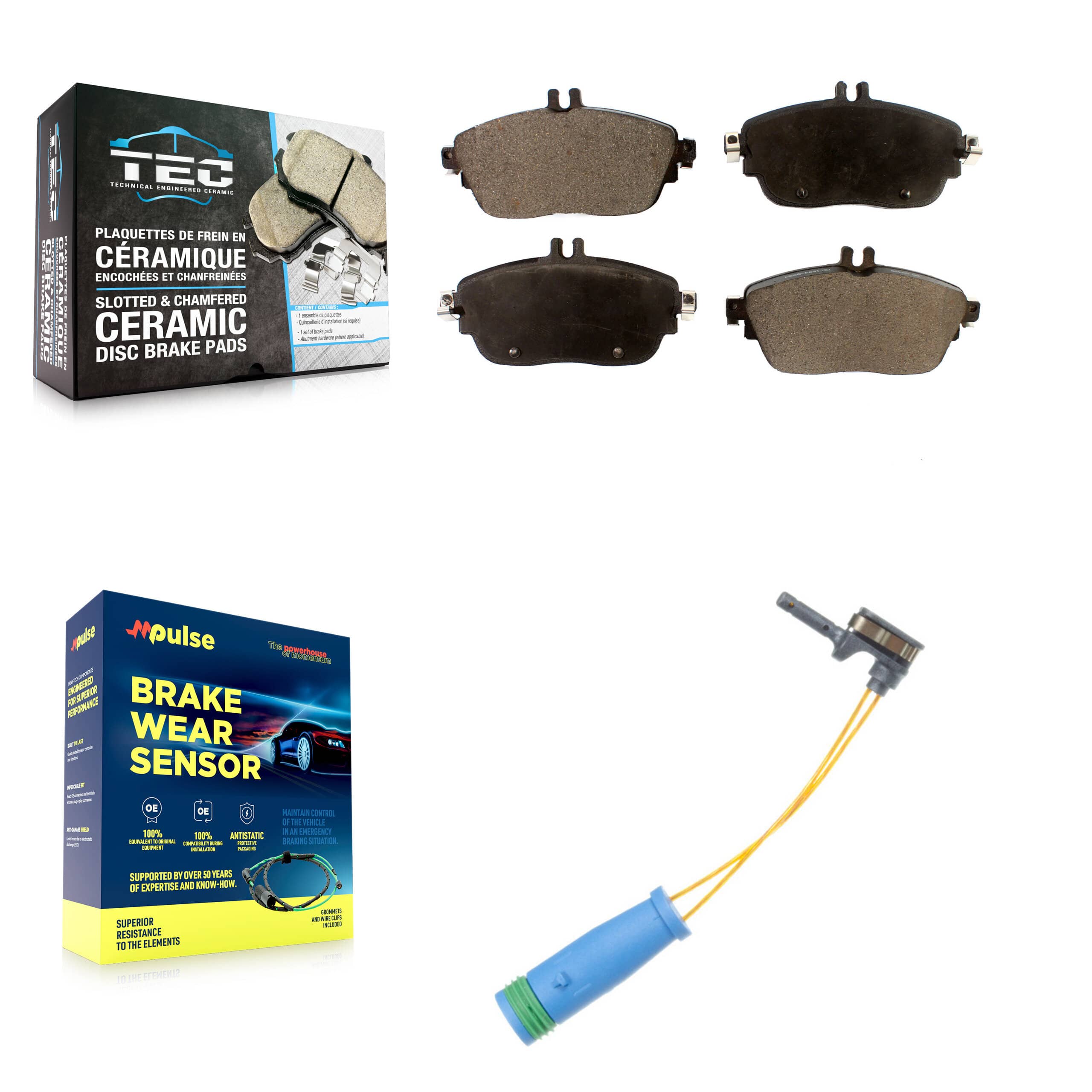TEC - KTW-100227 - Front Disc Brake Pad Kits
