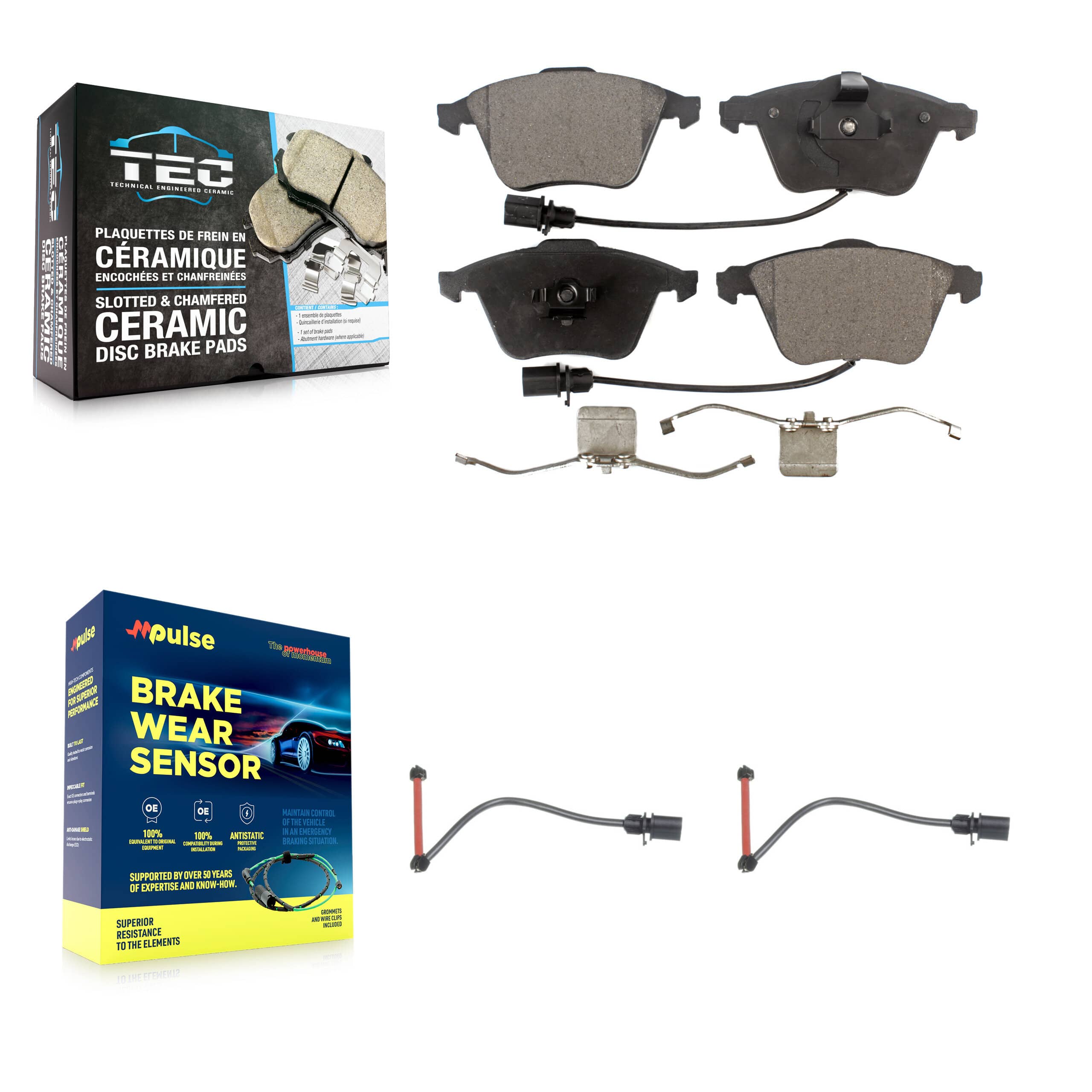 TEC - KTW-100903 - Front Disc Brake Pad Kits