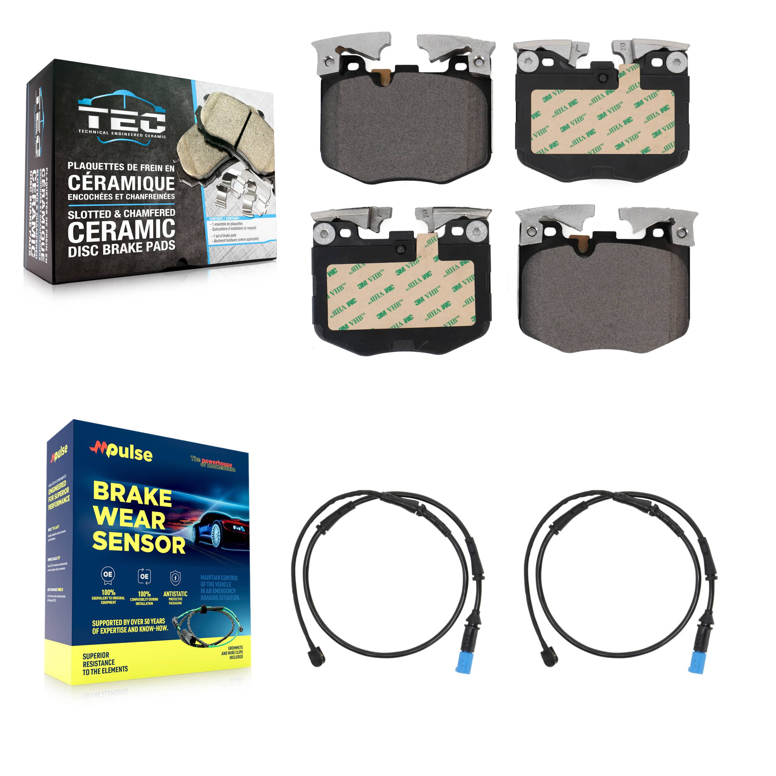 TEC - KTW-100913 - Front Disc Brake Pad Kits