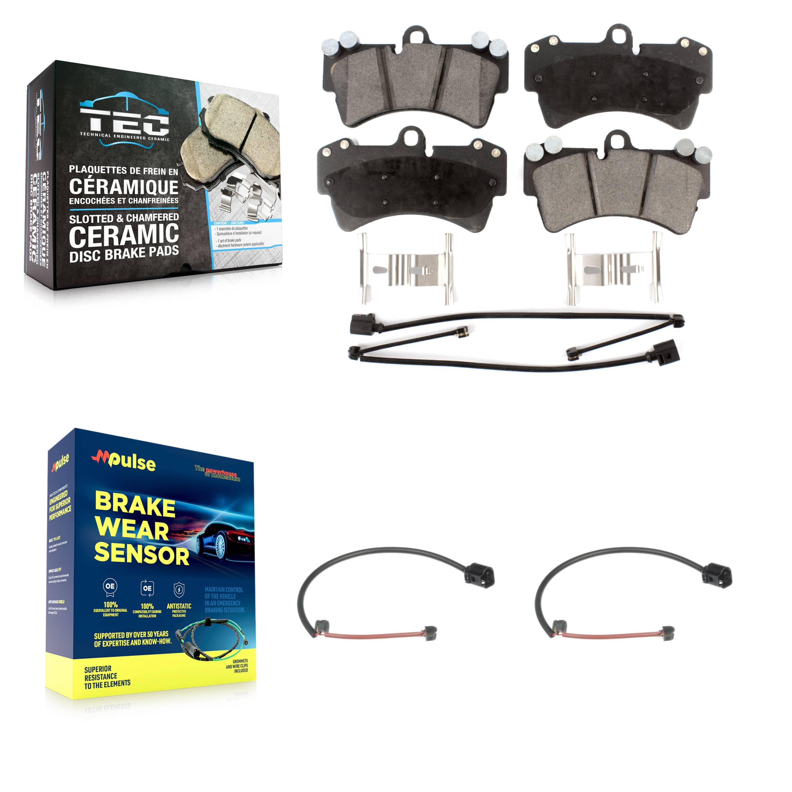 TEC - KTW-100936 - Front Disc Brake Pad Kits