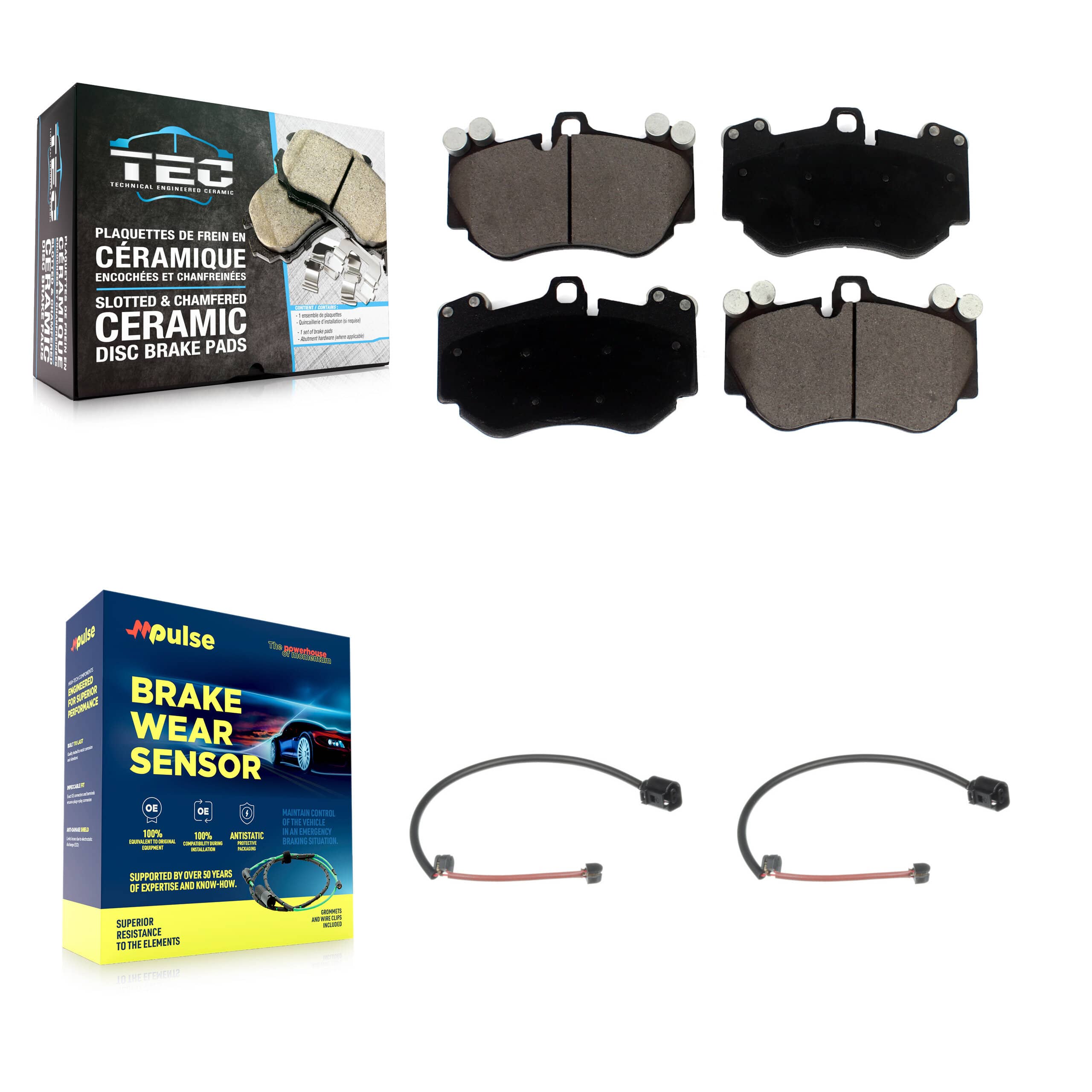 TEC - KTW-100938 - Front Disc Brake Pad Kits